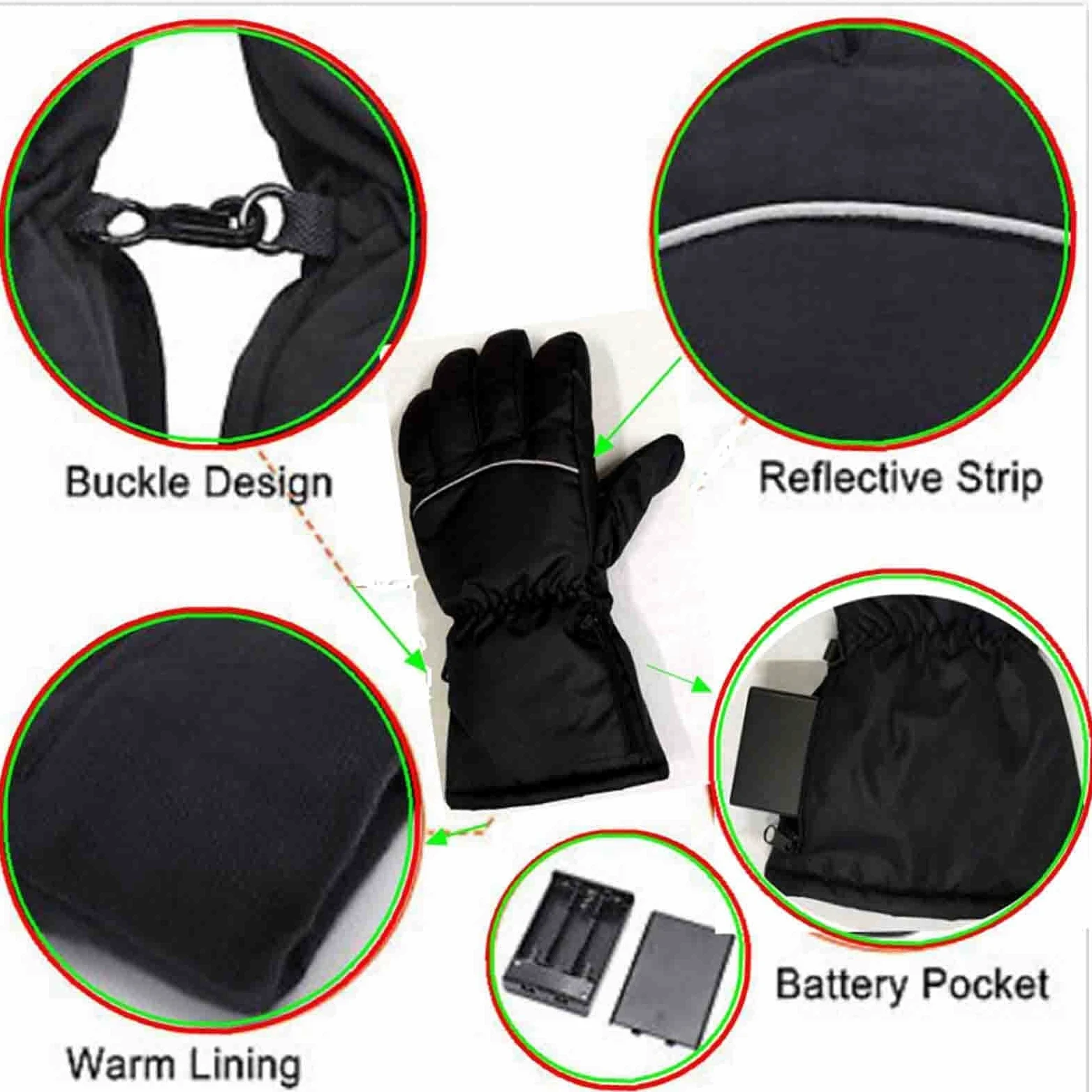 SBTXHJWCGLD Guantes térmicos de Invierno Control Calentadores de Manos Pantalla táctil Guantes térmicos para Esquiar Ciclismo Montar Caza Pesca