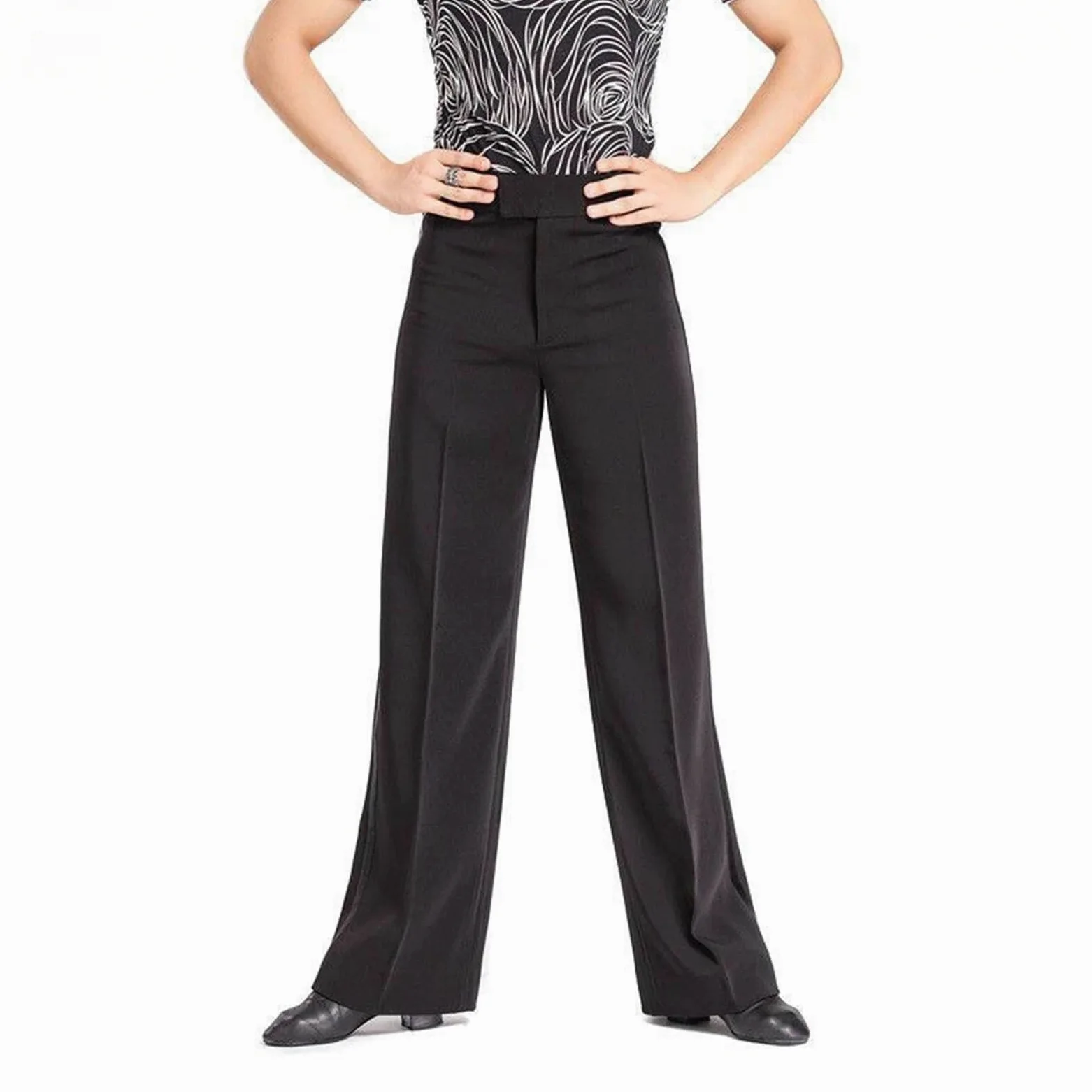 Pantalones de Baile Latino for Hombre Pantalones De Baile Salón con Banda Lateral For Hombre, Rectos, Jazz, For Latino, For Práctica para Fiestas de Baile