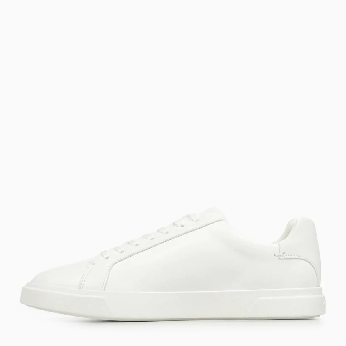 Calvin Klein Sneaker con Suela Cupsole Mujer Low Pro de Piel, Blanco (Triple Bright White), 39