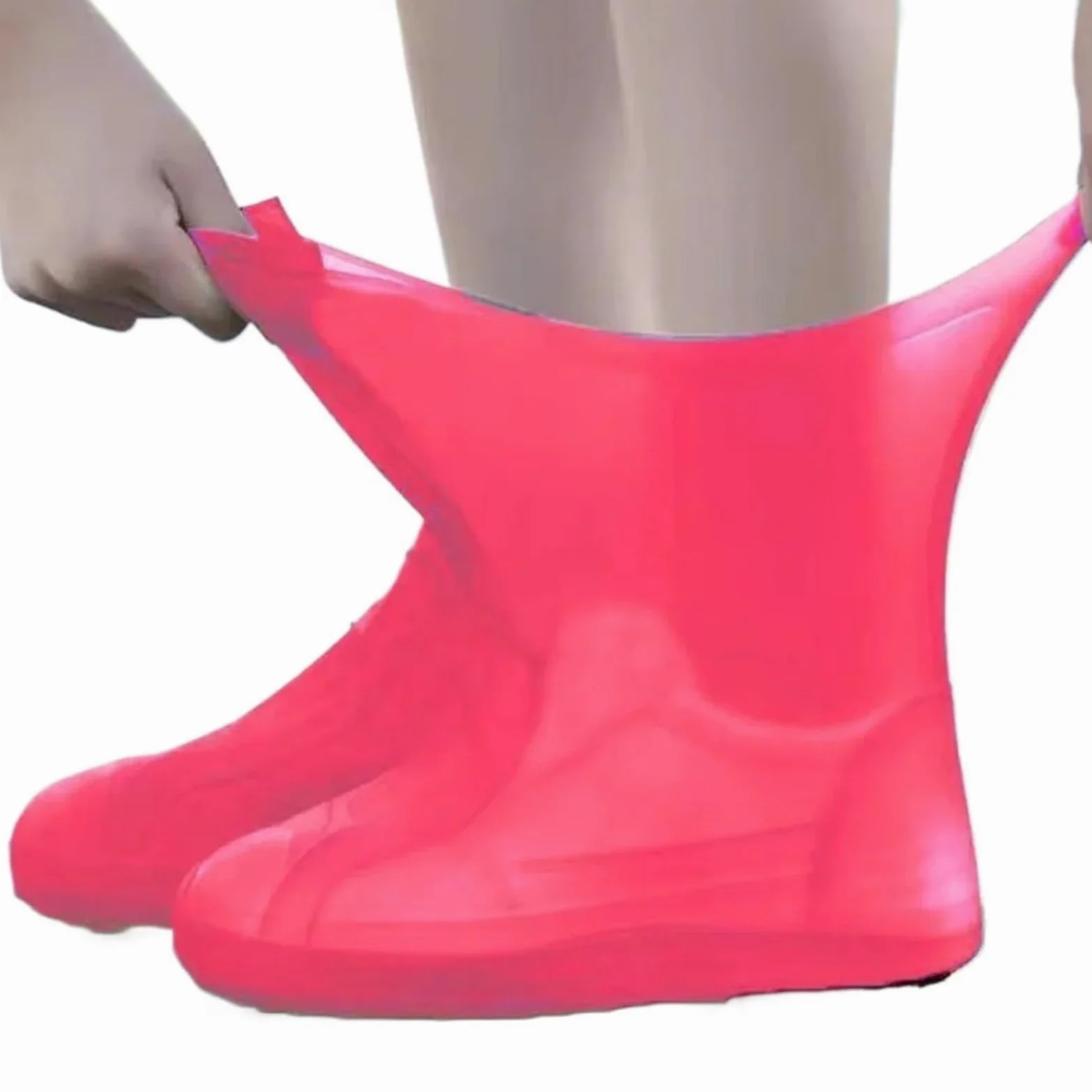 5 pares de cubiertas for zapatos for caminar, protectores impermeables for, cubierta for for la lluvia, botas gruesas reutilizables for exteriores para Protección