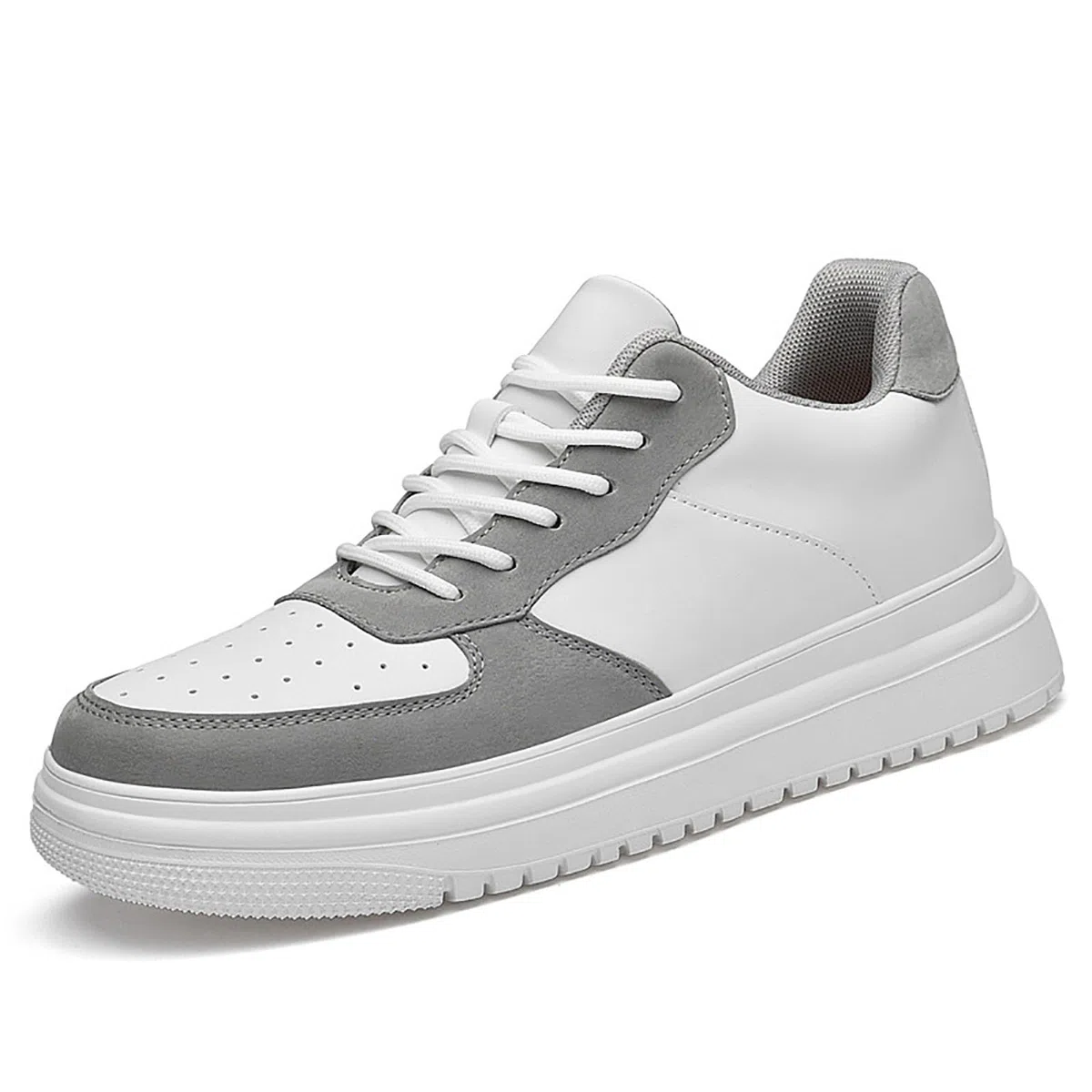 Zapatillas informales para hombre con suela de altura ajustable invisible, antideslizantes, transpirables, modelo unisex para mayor comodidad, estabilidad, disponible en tres alturas