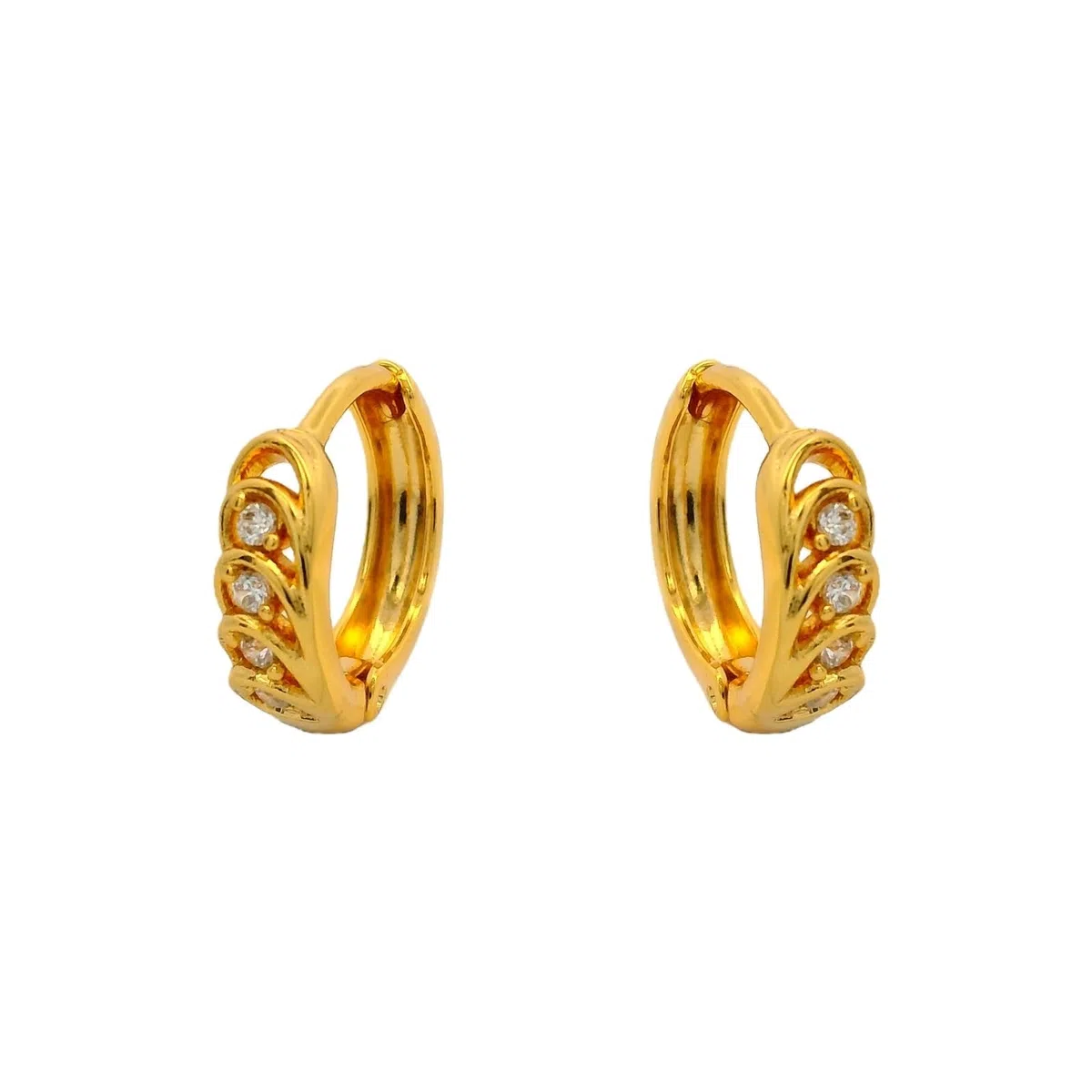 Pendientes de oro auténtico de 9 K/14 K/18 K con moissanita, oro clásico Au 375/585/750
