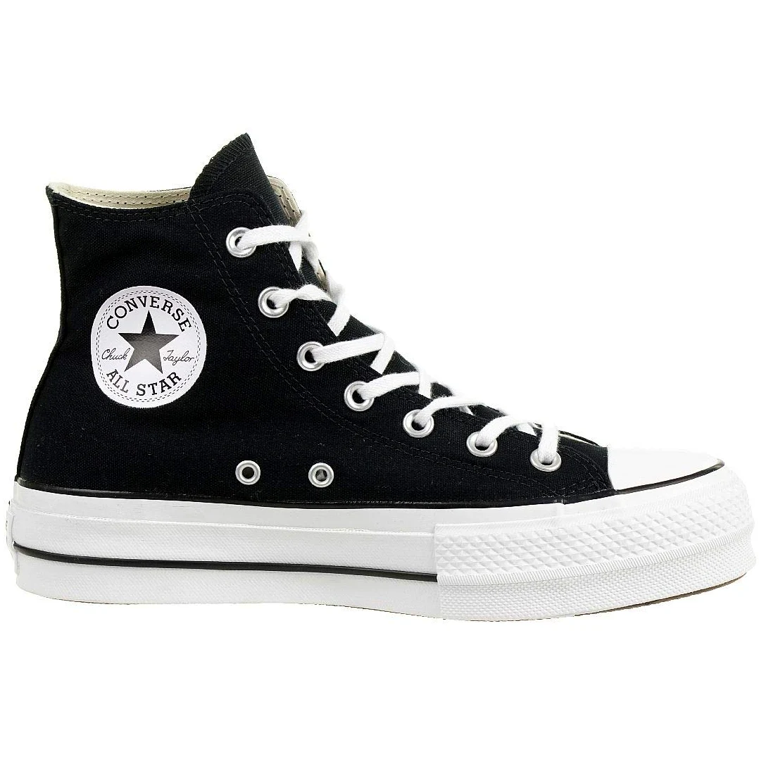 Converse Hi Platform 560845C Nero Bianco
