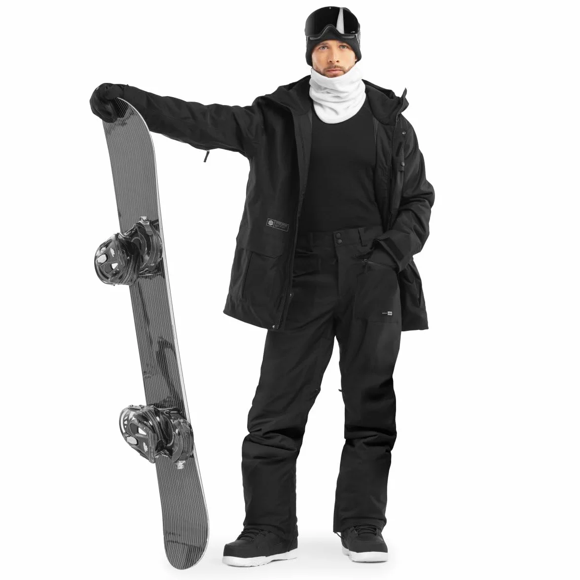 SIROKO SRX Nordic Pantalón de Nieve Esquí Negro