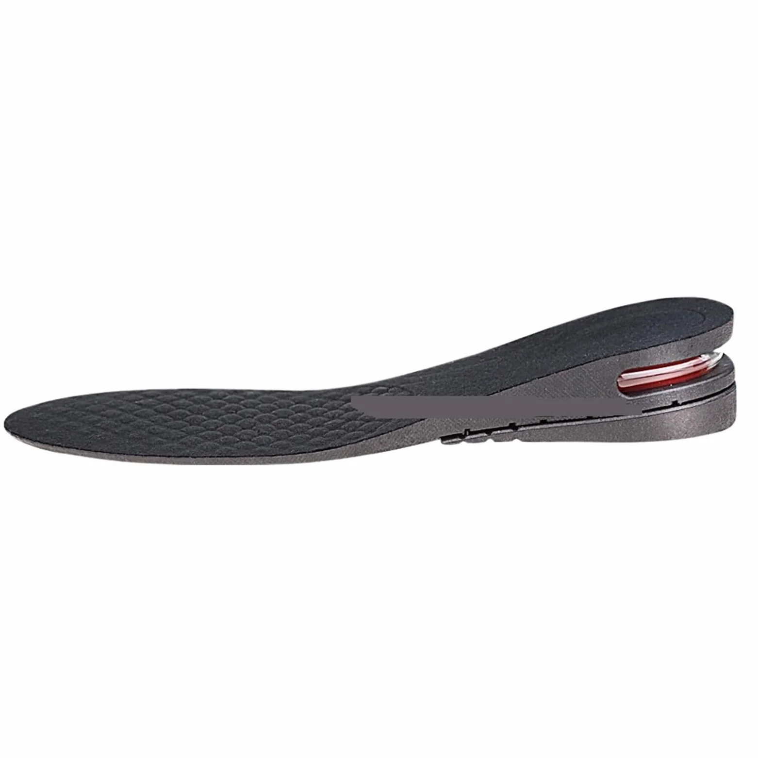 Plantillas Plantillas invisibles de altura interior de 3-9cm, aumento de elevación ajustable, cojín, inserción de talón, soporte más alto, almohadilla de pie oculta absorbente(Full pad - 5cm)