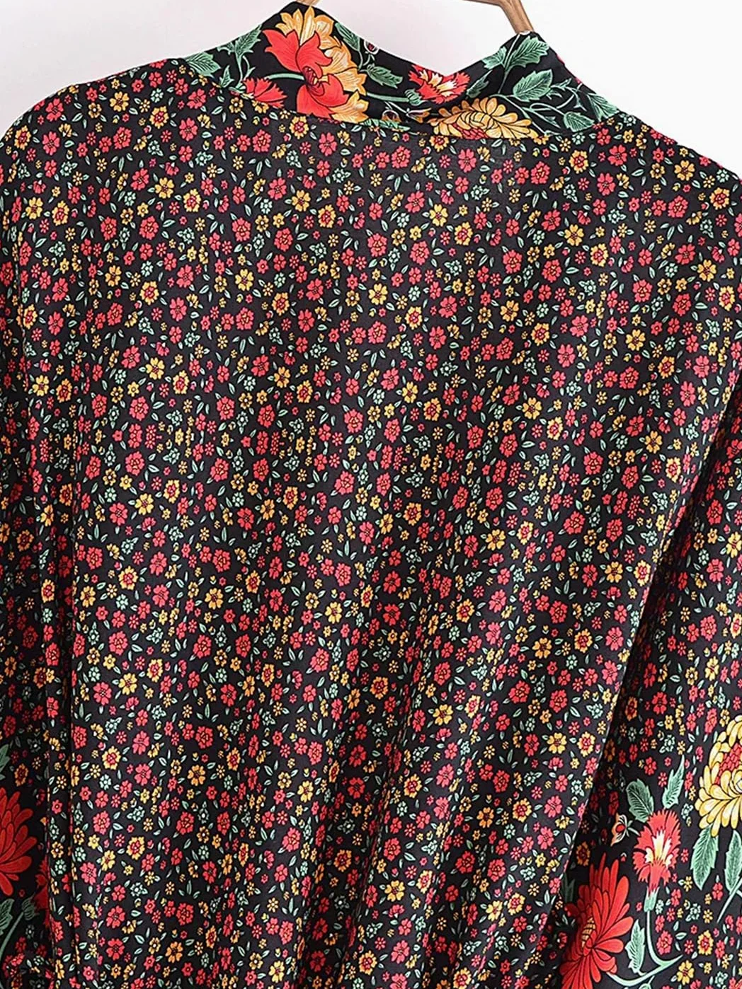 Disimlarl Kimono bohemio floral para mujer, traje de baño, mangas de murciélago, bata de bikini, ropa de playa