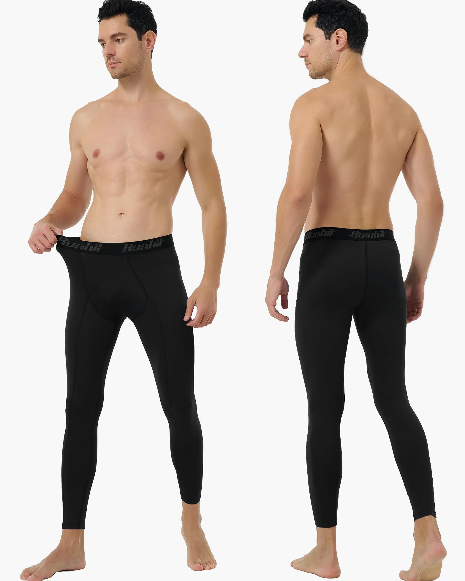 Runhit Compression Pants Men Leggings para Hombre