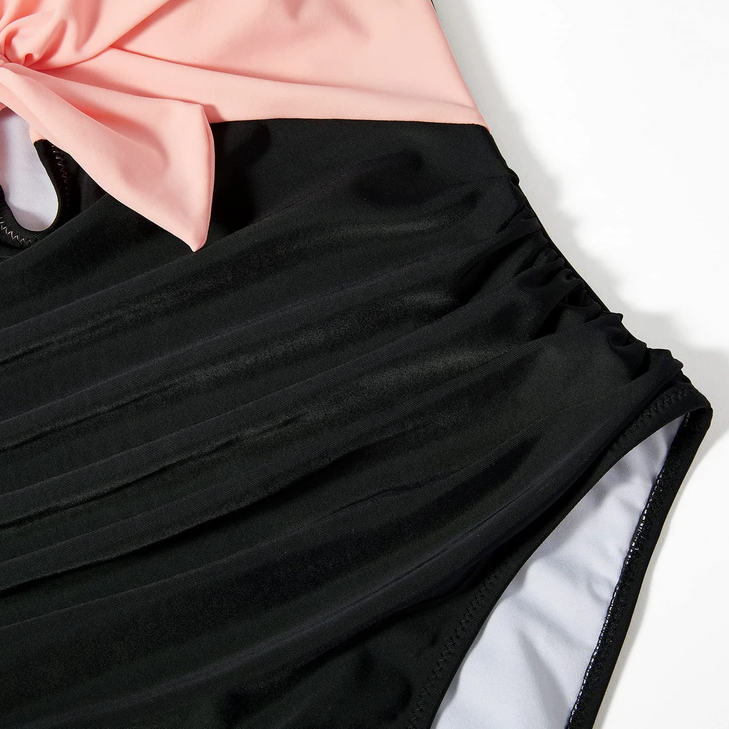 RXRXCOCO Traje de baño sexy con cuello en V, push up, para mujer, con forma de barriga, con escote halter, espalda descubierta, traje de baño con copas