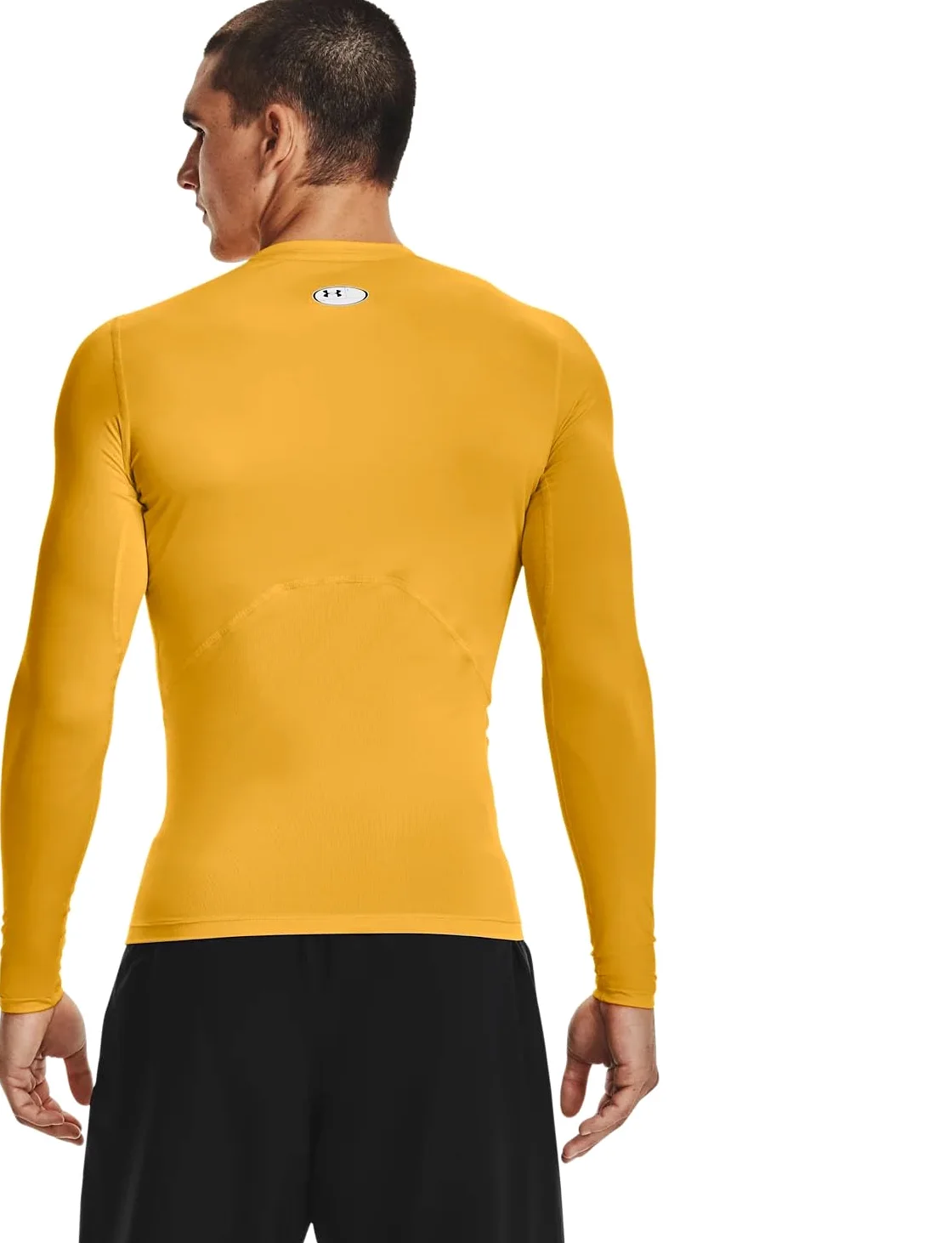 Under Armour Men's UA HG Armour Comp LS Long-Sleeve Sports Top, Breathable Long-Sleeved Top for Men (Pack of 1)