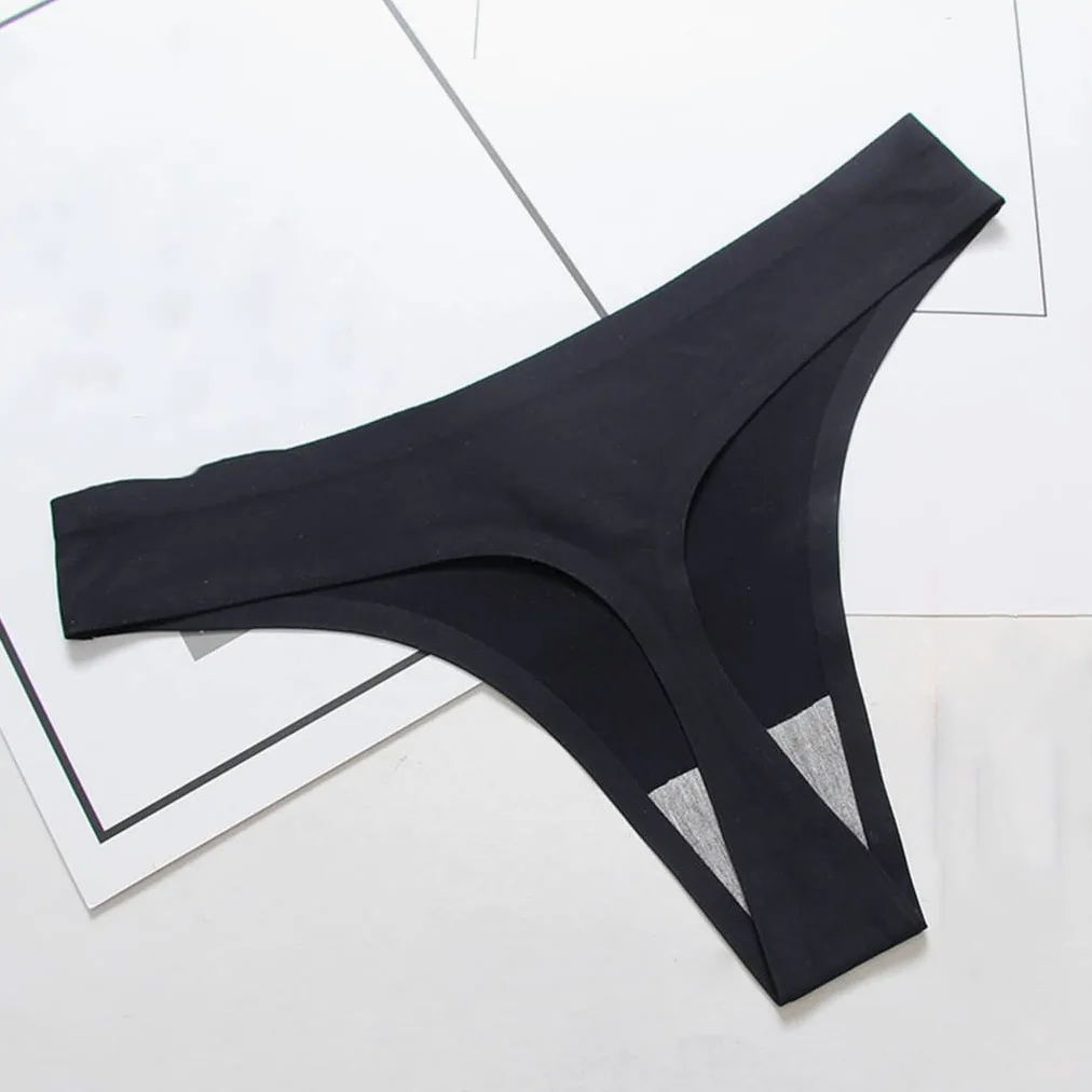 keusyoi 10 piezas de ropa interior sexy de seda fina tanga talla grande negro rojo señoras tangas bragas