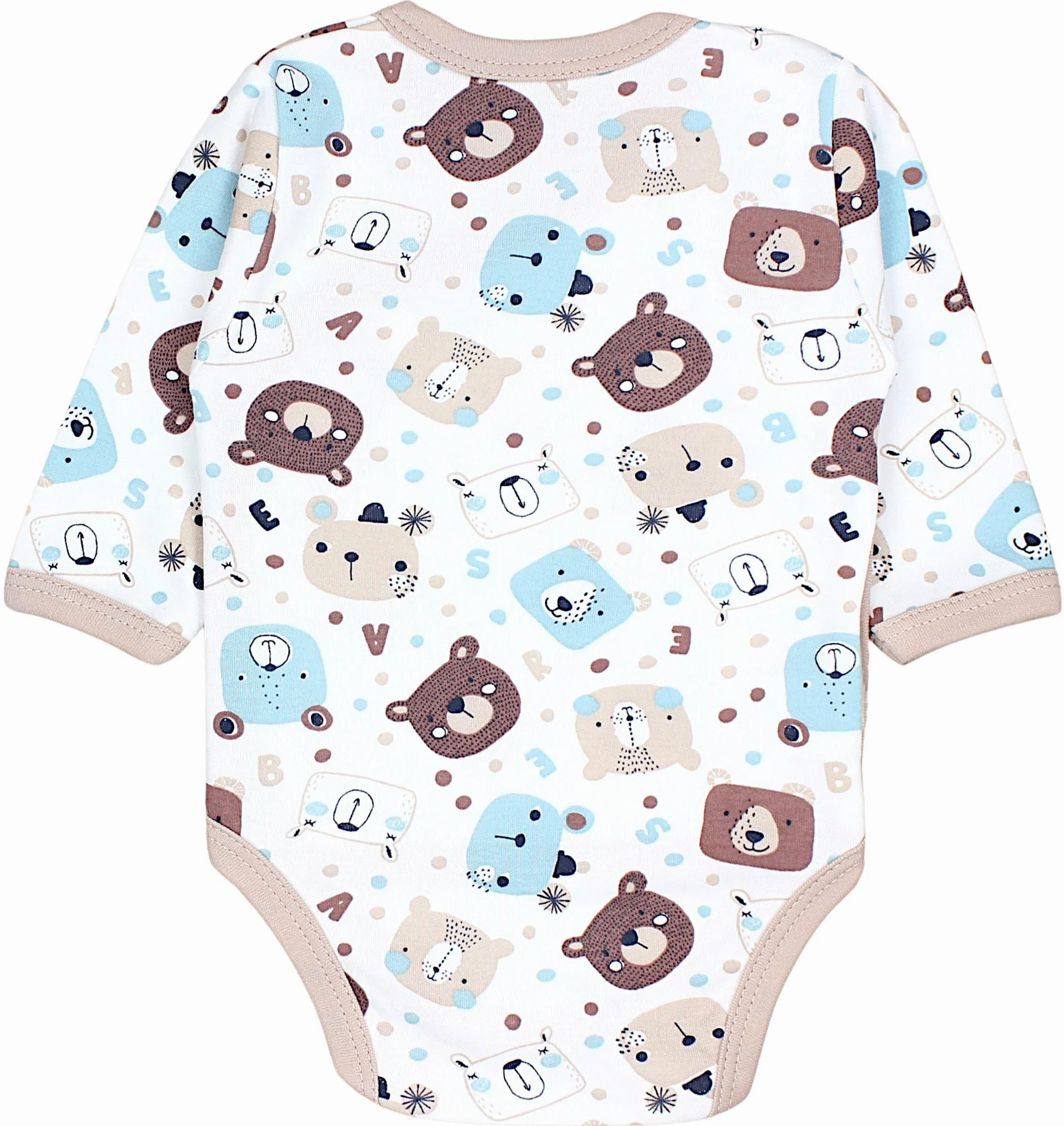 TupTam Body Bebe Manga Larga 5 Unidades – Bodies Bebe con Cierre Lateral en Algodón para Niño y Niña