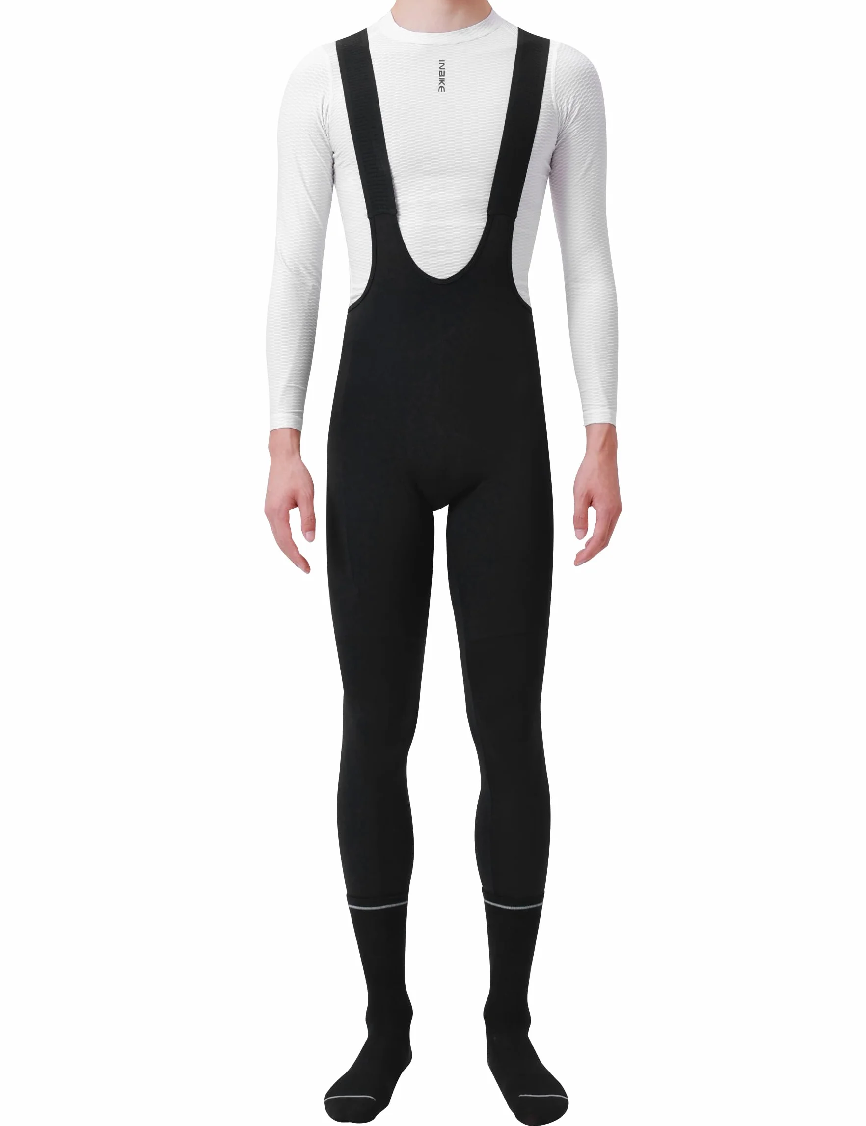 INBIKE Culotes de Ciclismo para Hombre Largo Termicos Pantalones Bicicleta Montaña MTB Inveirno Elásticos Thermal