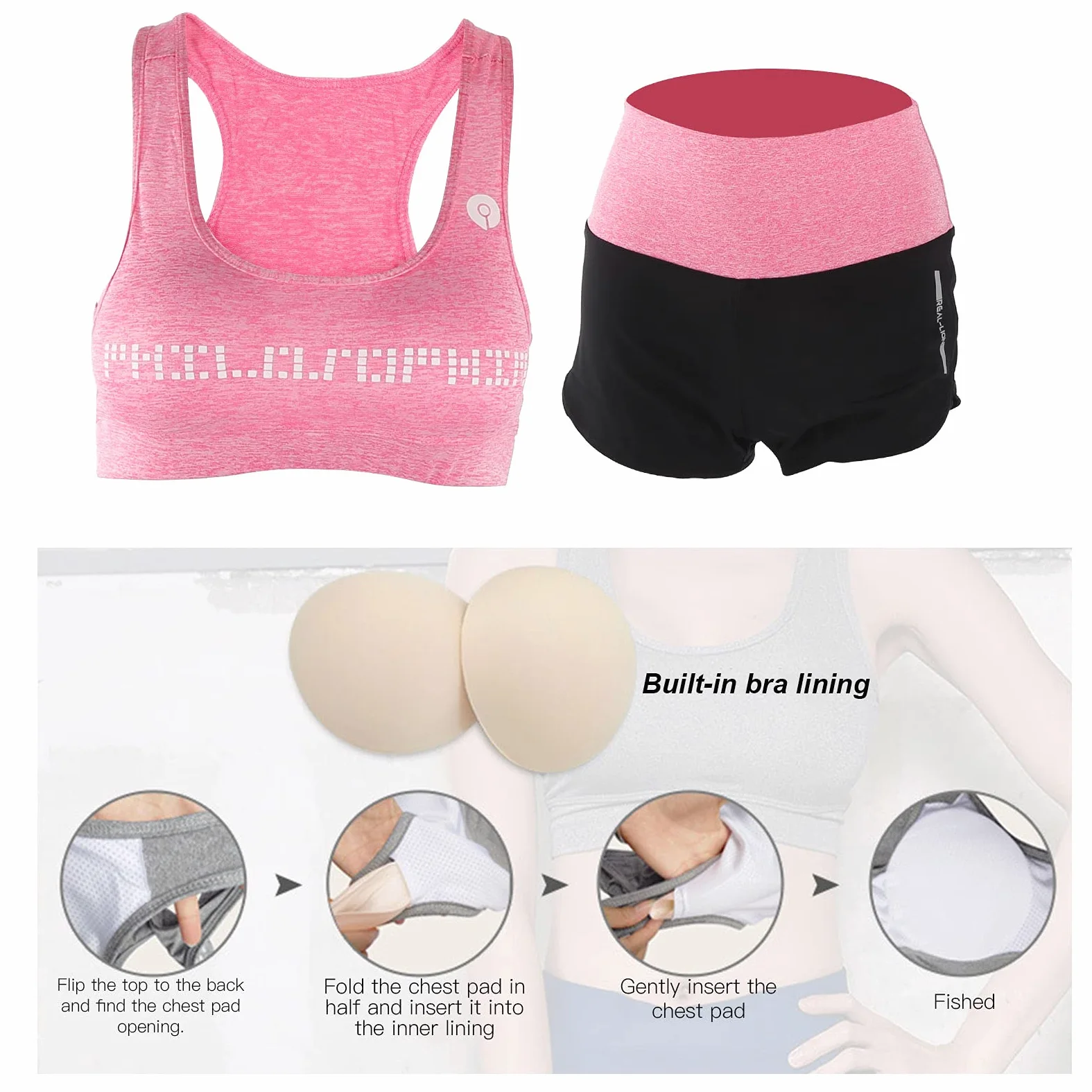 Conjunto de Yoga para Ropa Deportiva de Gimnasio para Mujer Moda Traje de Secado Rápido para Bodybuilding Yoga (XL)