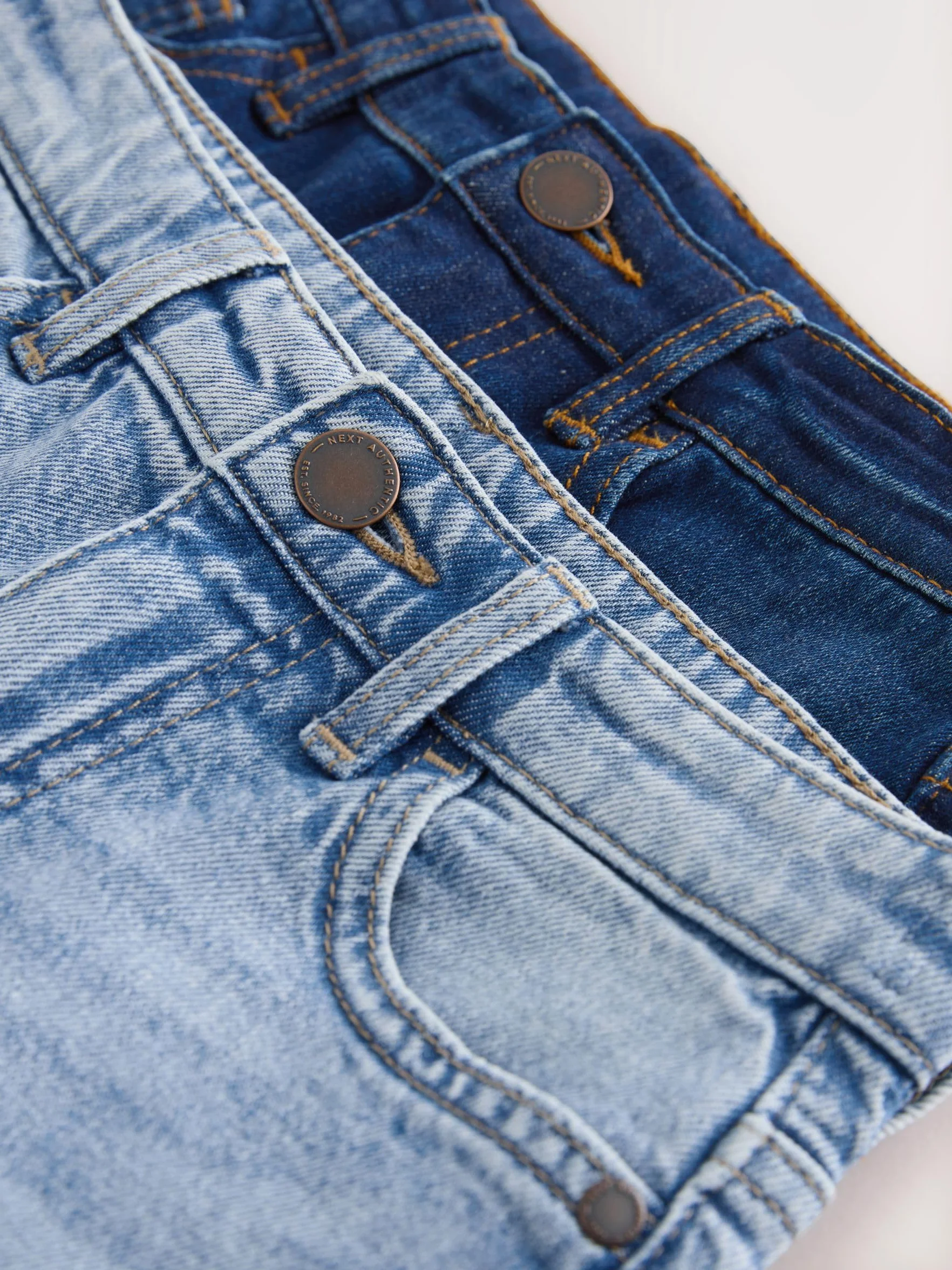 NEXT Niños Pack de 2 Pantalones Vaqueros Cortos
