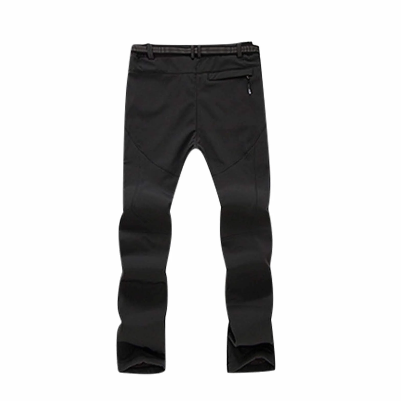 Pantalones de esquí con forro polar para hombre, impermeables, transpirables, resistentes al desgaste, pantalones de invierno softshell, pantalones de escalada al aire libre, monos de nieve sólidos
