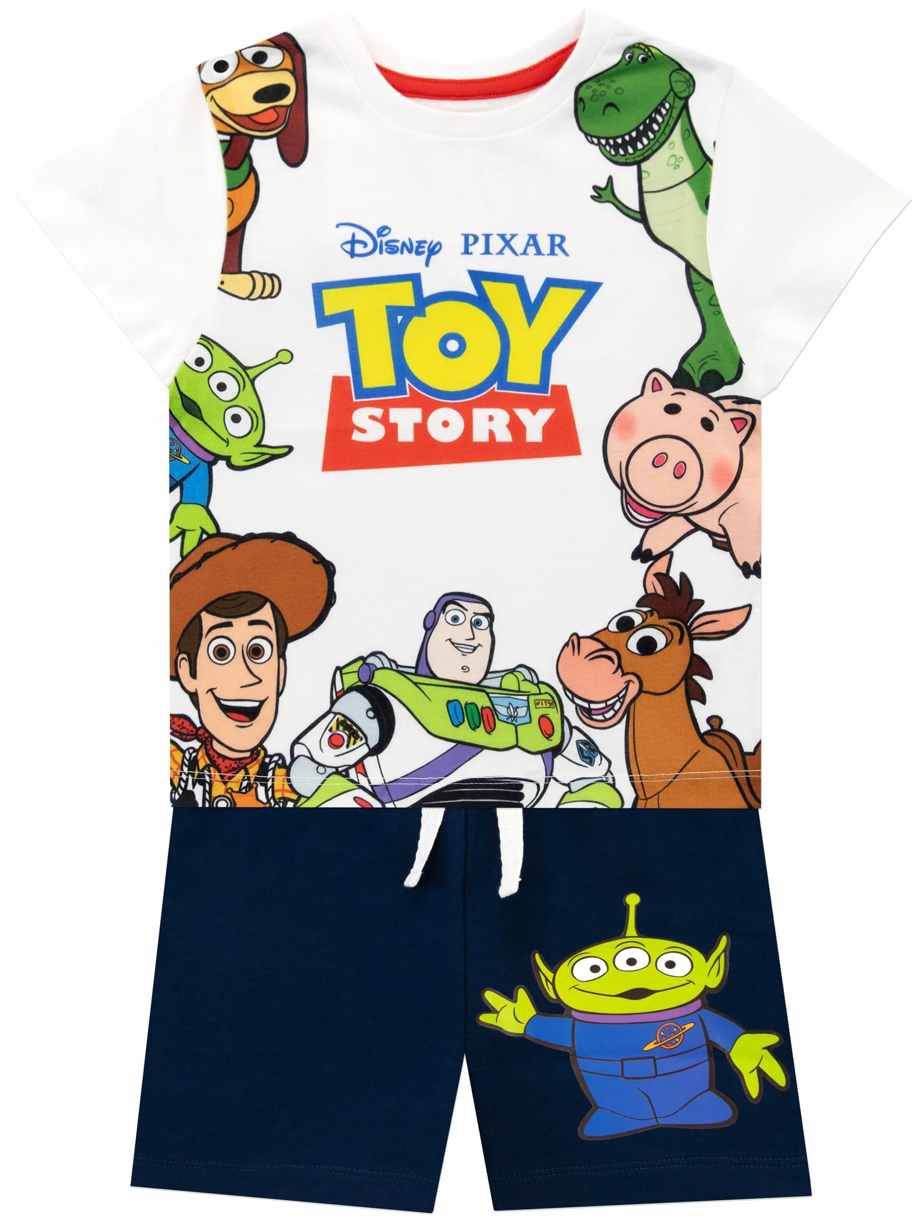 Disney Camiseta Conjunto de Top y Shorts para niños Toy Story
