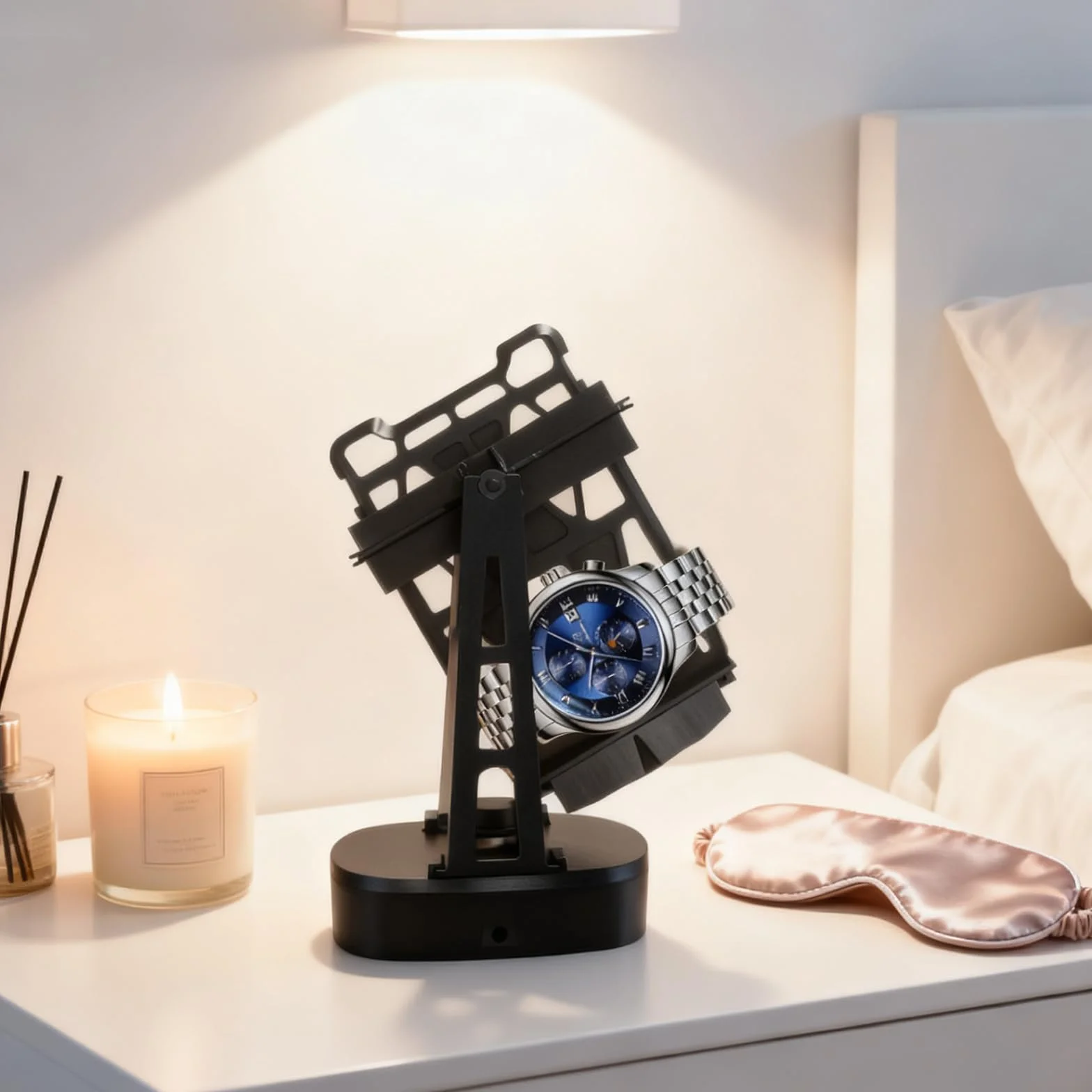 GBKDQQ Enrollador automático de relojes, rotador automático de relojes, enrollador automático para relojes automáticos, para reloj de pulsera y muñeca, para hombres y mujeres