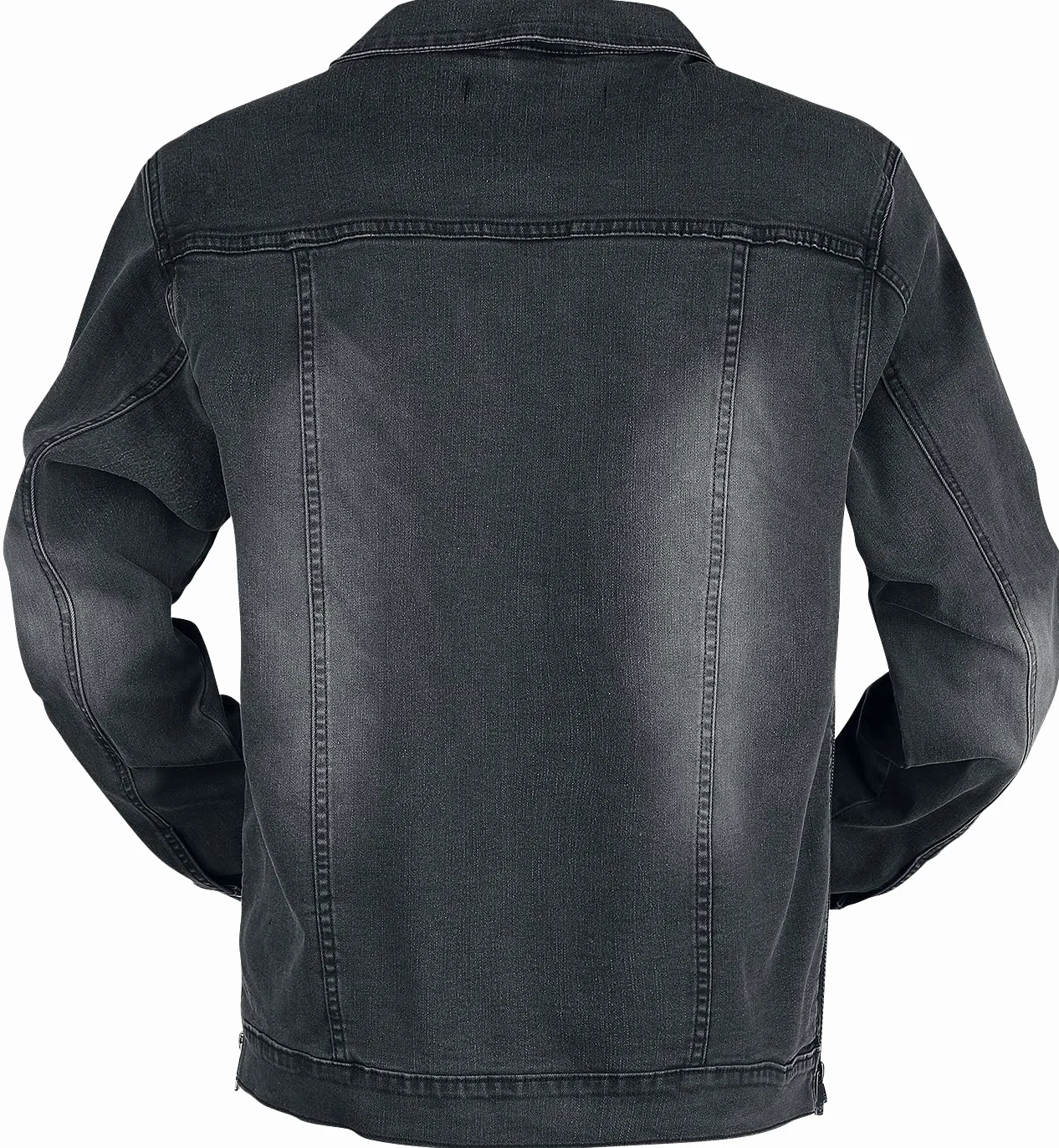 EMP Hombre Chaqueta gris oscuro con bolsillos en el pecho