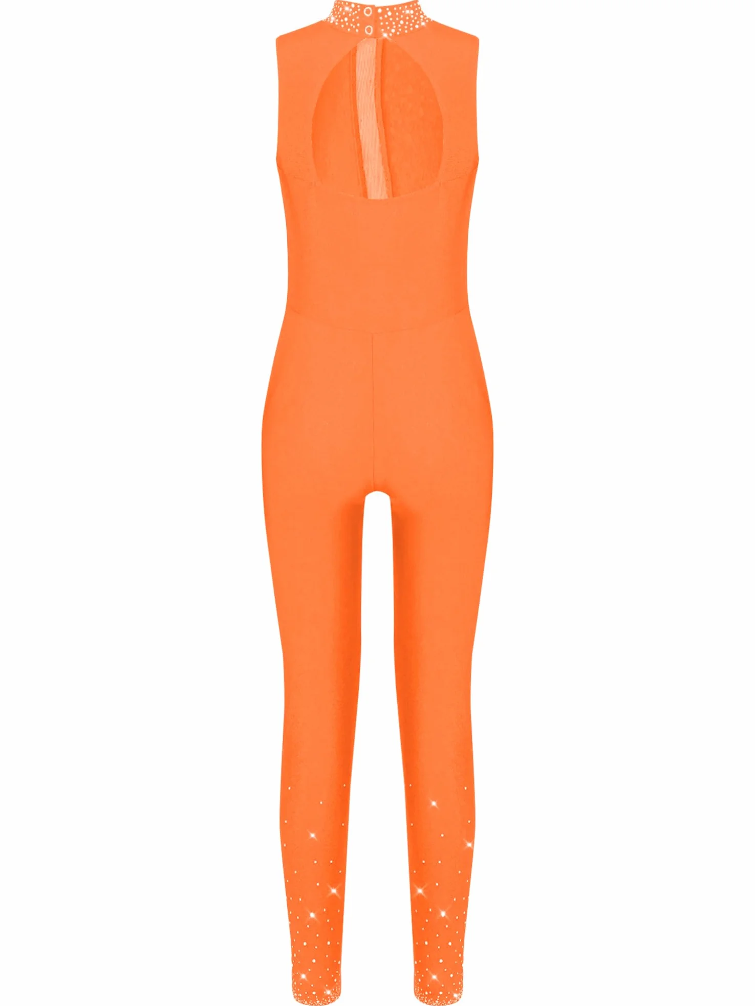 Aislor Maillot De Gimnasia Rítmica Para Niña Mono De Danza Moderna De Malla Transparente Jumpsuit Elástico Disfraz De Bailarina