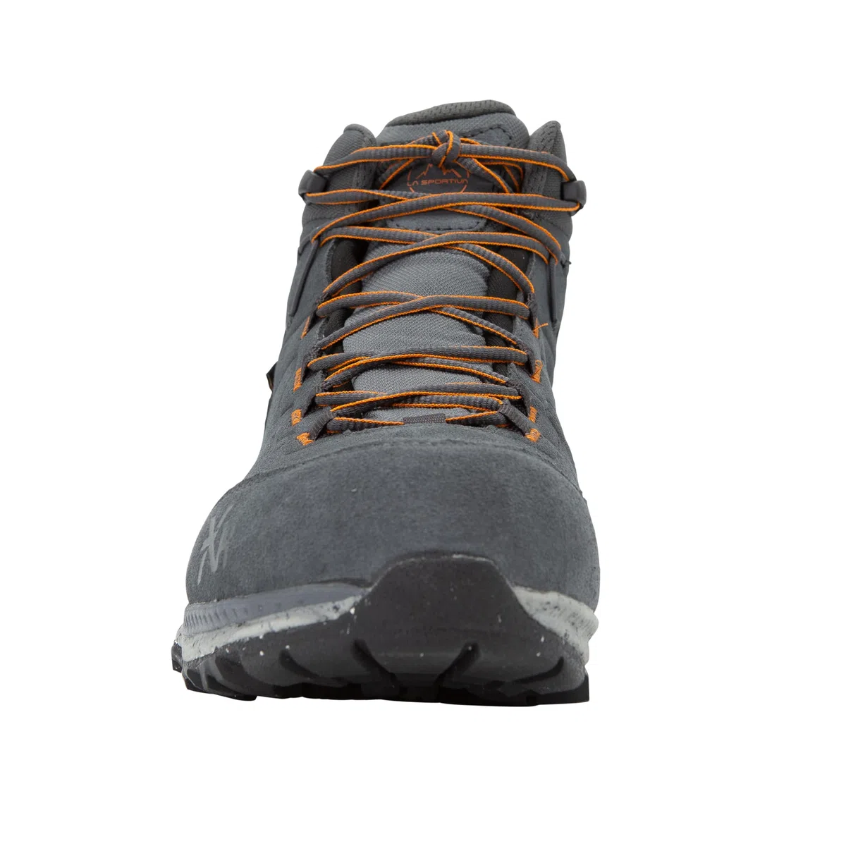 La Sportiva Zapatillas Tx Hike Mid de piel GTX para hombre, Metal/Hawaiian Sun, 45 EU