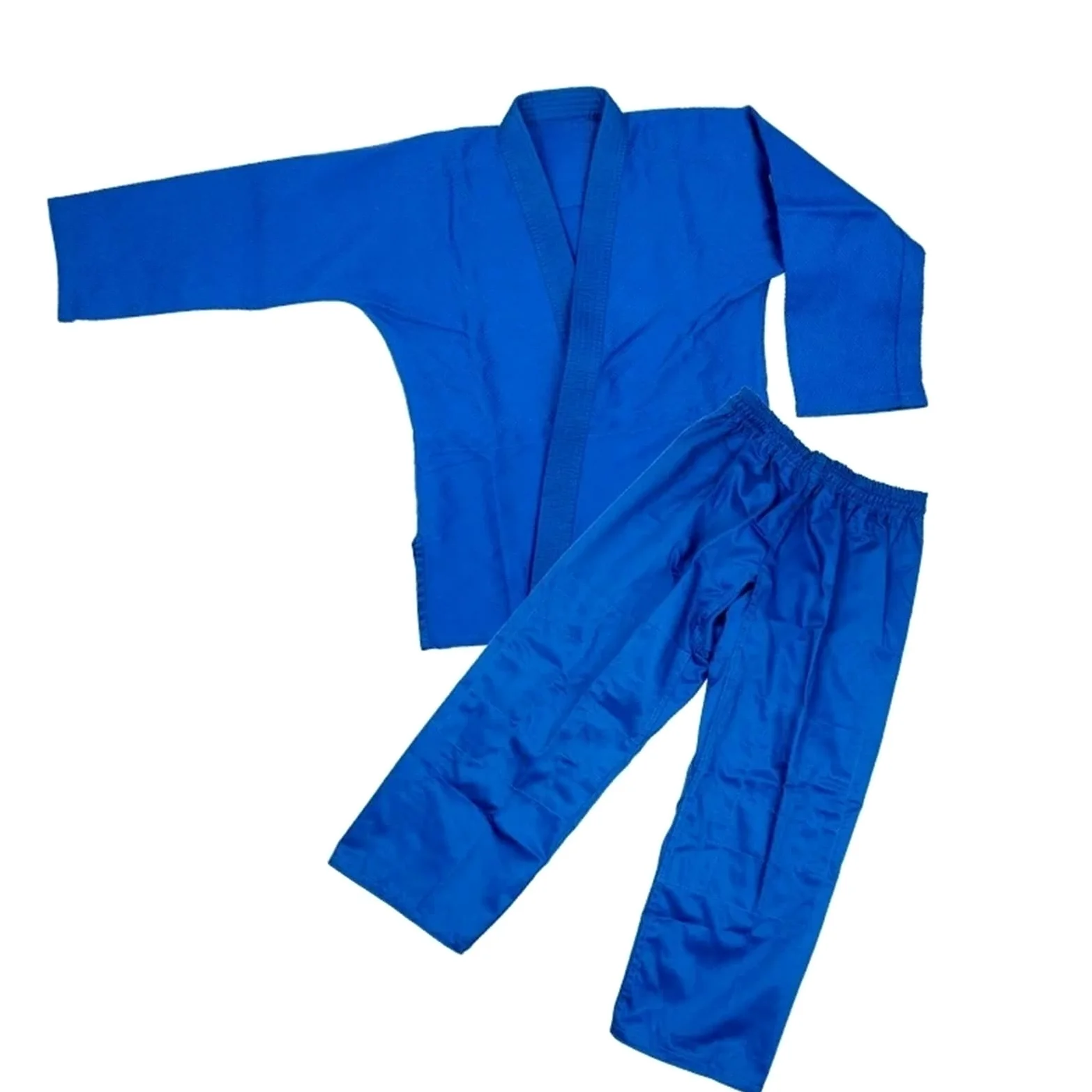 Traje De Judo Uniforme de artes marciales Judo Gi hecho profesional, Kimono blanqueado tejido único, perfecto for competición o entrenamiento con cinturón blanco