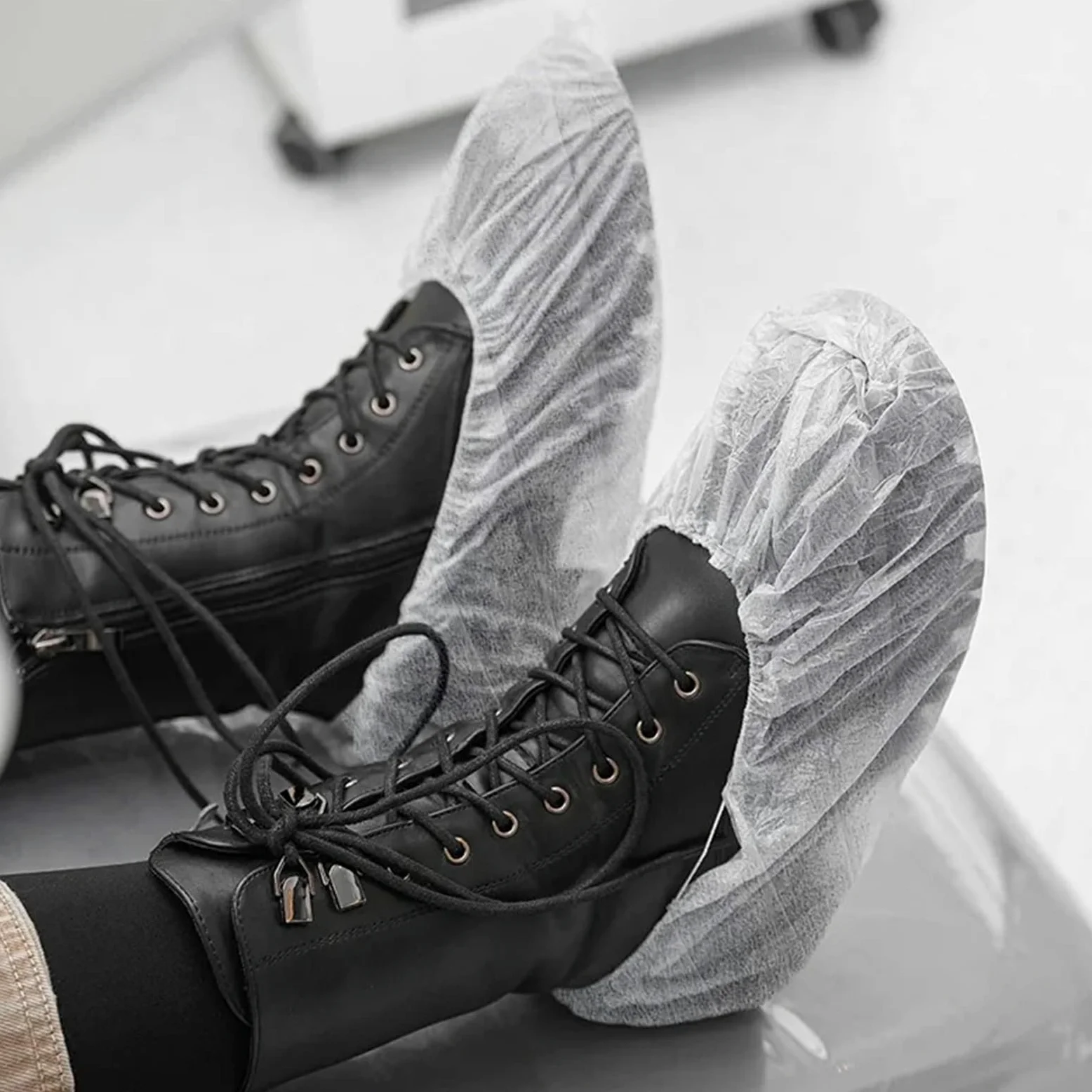 20 pares de cubiertas antideslizantes for zapatos, cubrezapatos impermeables, protectores reutilizables for botas for interiores, hogar, oficina y lugar trabajo para Protección
