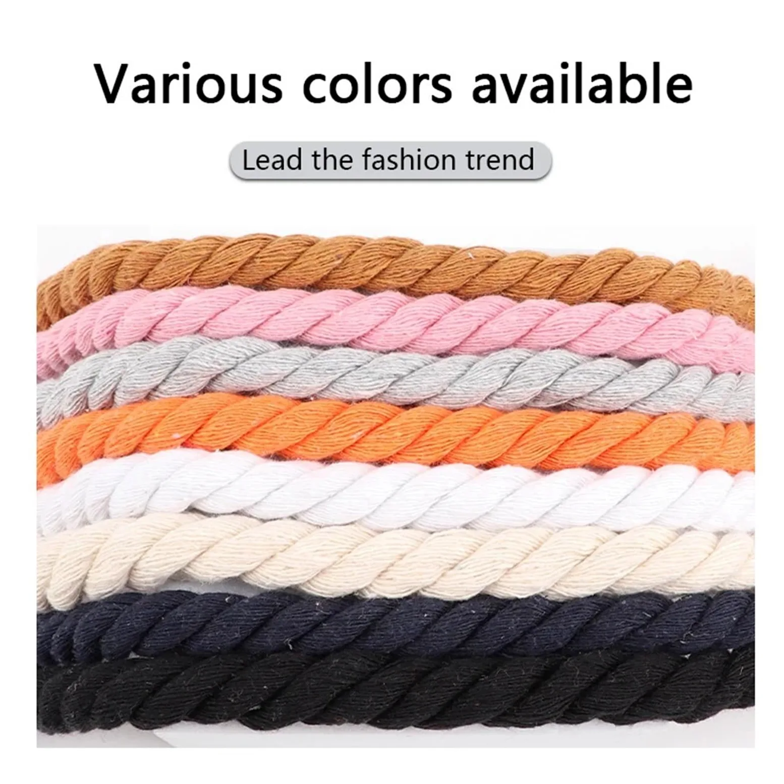 5 pares de cordones redondos algodón 1 cm grosor for zapatillas running Para Zapatos Casuales
