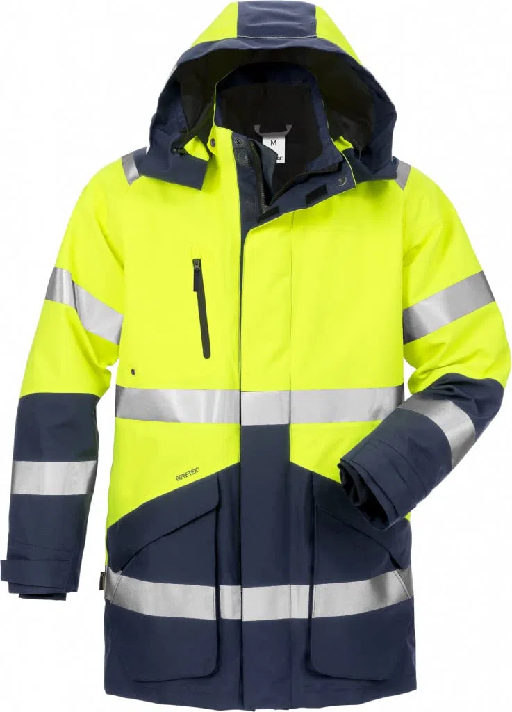 Fristads Workwear 120988 Parka de invierno para hombre de alta visibilidad