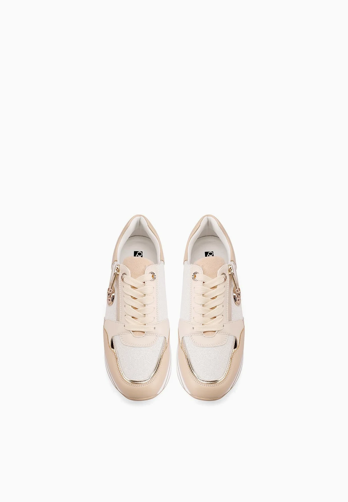 QUEEN HELENA Zapatillas con Cuña Zapatillas de Deporte Altas Casual Mujer X32-15