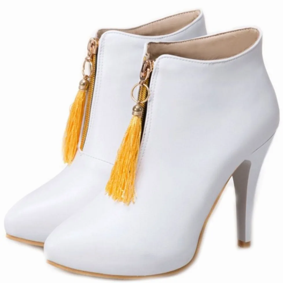 Onewus De mujer Vestido Botines con Cremallera Tacón Stiletto Botas