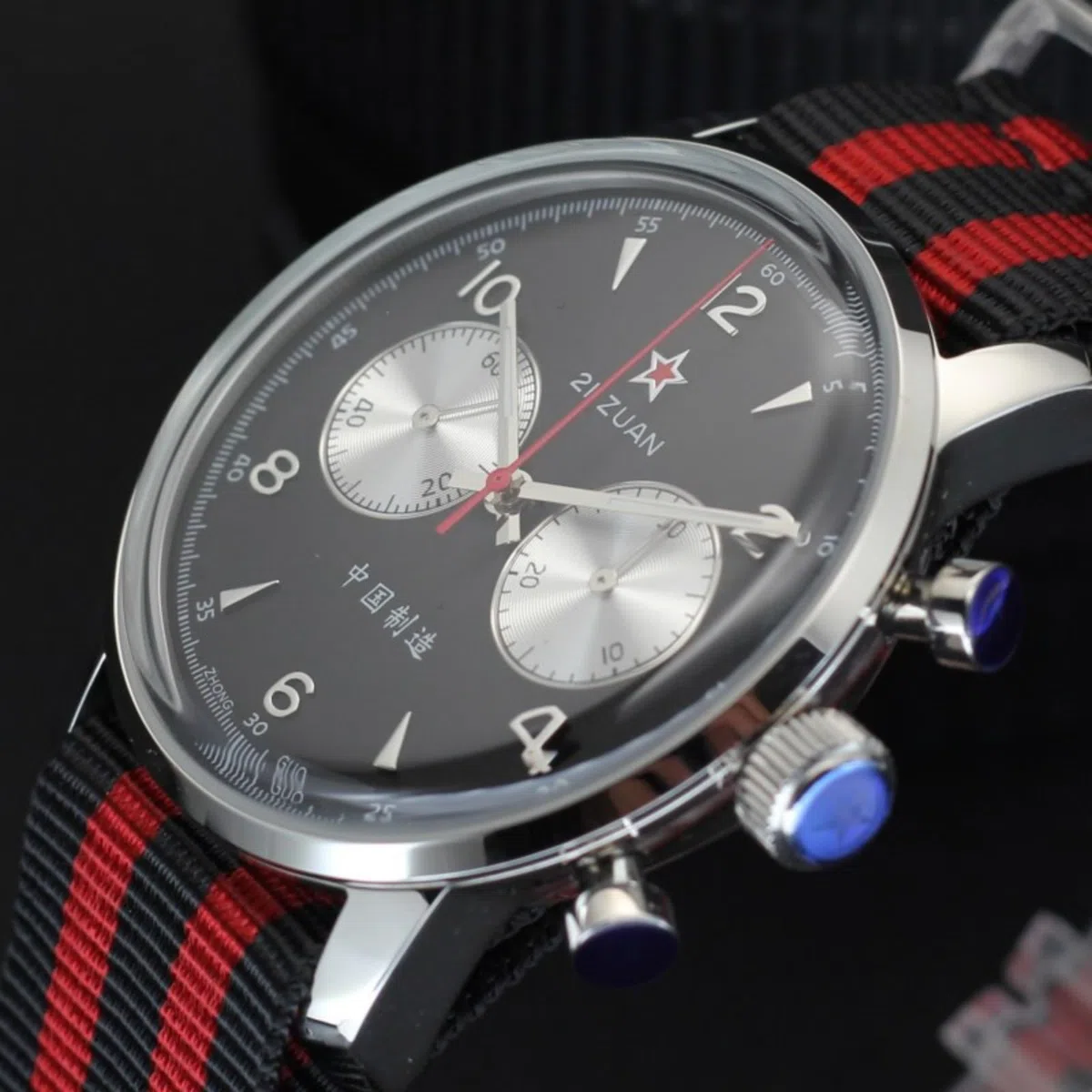 SEAKOSS Pilot - Reloj cronógrafo para hombre, 42 mm, vintage, 1963, gaviota ST1901, reloj mecánico manual, cuello de cisne, cristal de zafiro, 3 ATM, reloj de vestir de lujo