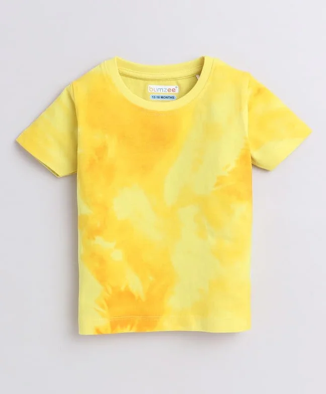 BUMZEE Peb9207 - Pack de 2 camisetas de algodón para niña, corte regular, media manga, para niña