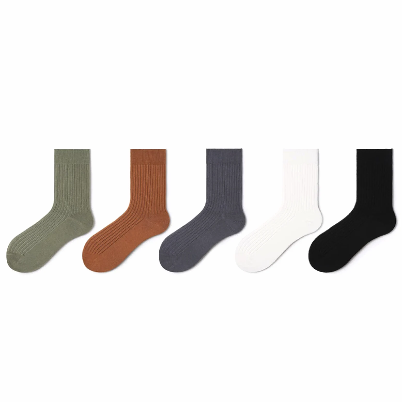 Calcetines Cortos Calcetín Calcetines Tobilleros Calcetines Deporte Calcetines Sin Hueso Calcetines De Tubo Medio De Verano Para Hombres Tiras Verticales Color Sólido Viento Deportivo Japonés Negro Pr