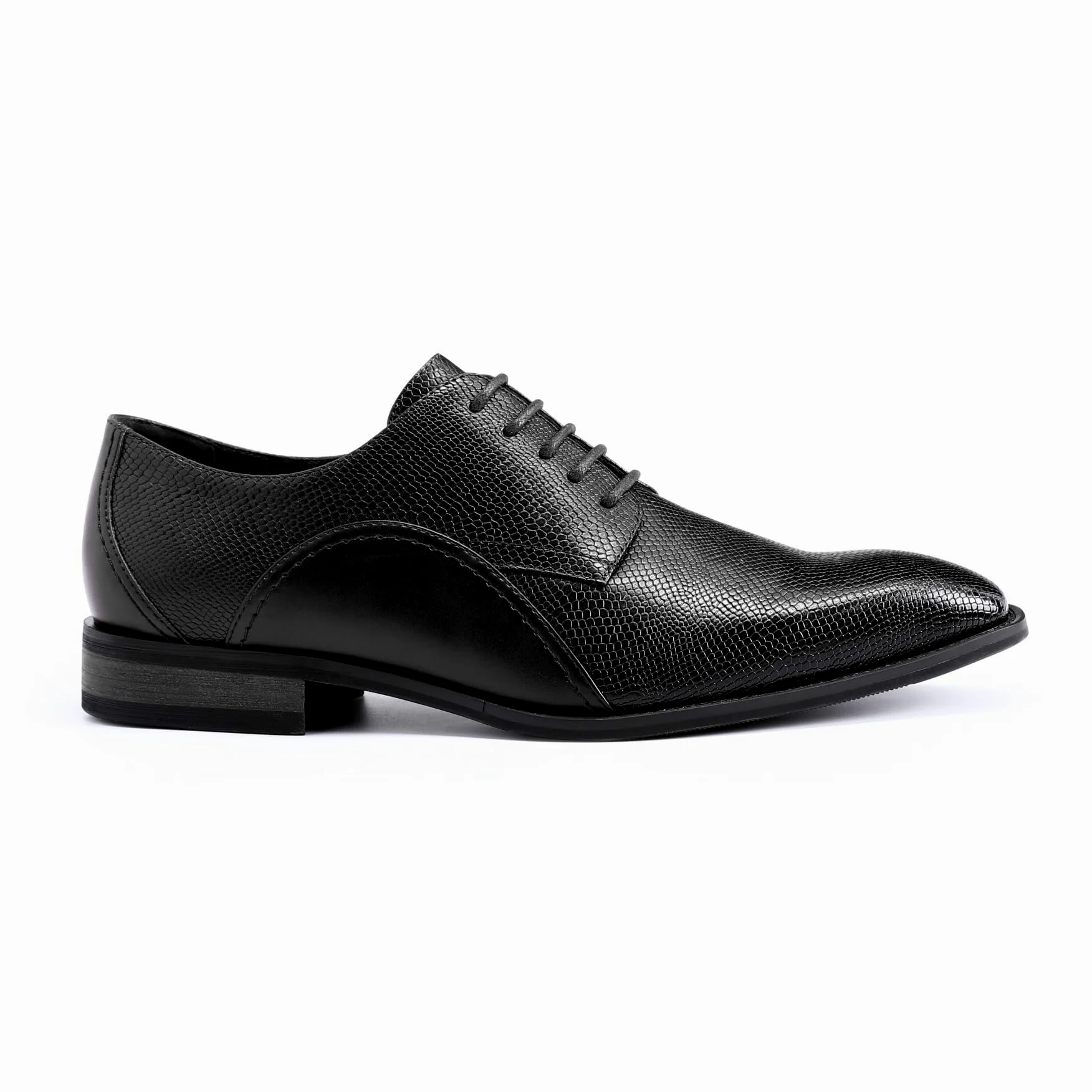 YFFUSHI Zapatos Derby Hombre con Cordones y Estampado de Serpiente Calzado Formal Elegante para Negocios Bodas y Trabajo