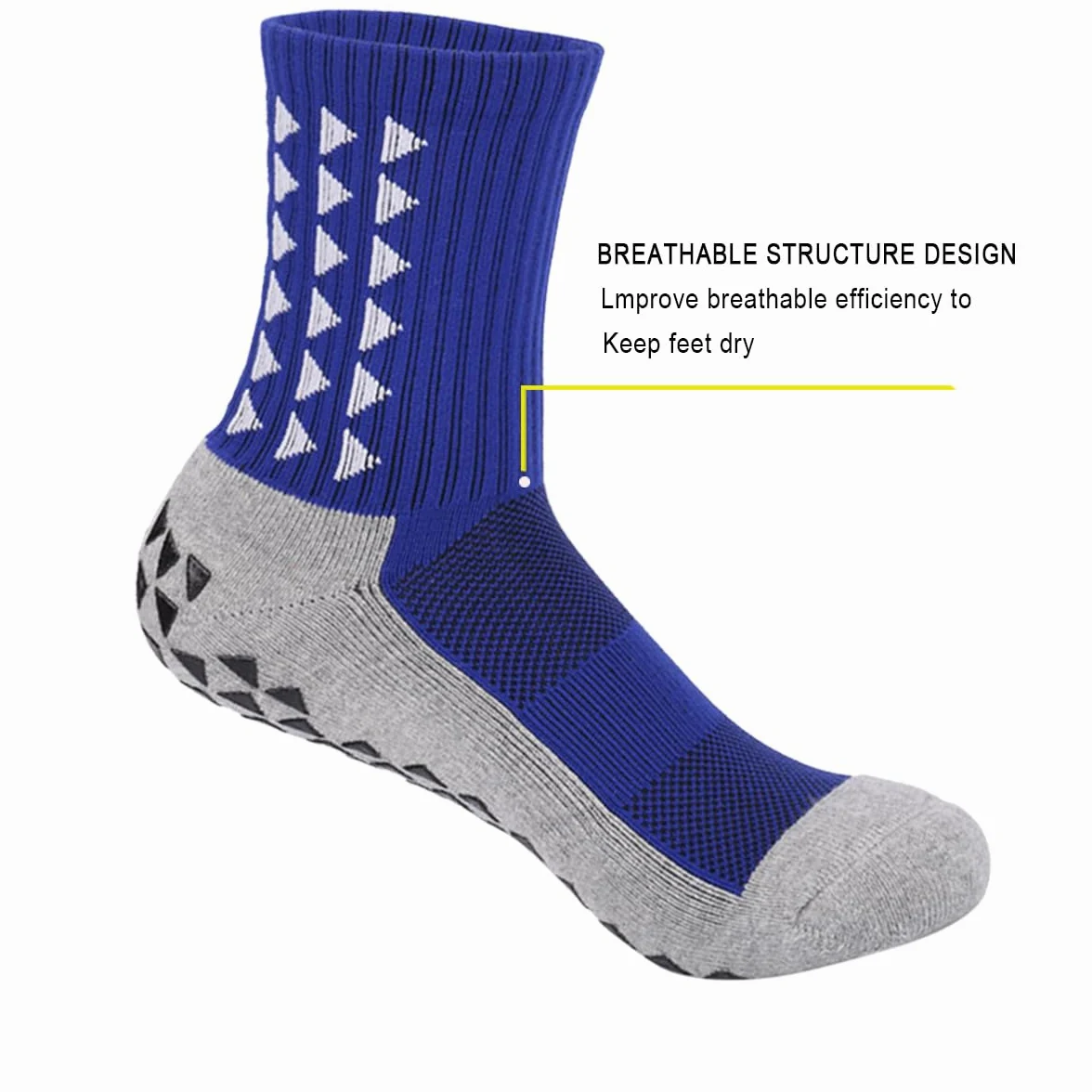 12 pares de calcetines tobilleros con cojín, calcetines deportivos para correr atléticos, calcetines de algodón antiampollas para hombres y mujeres, azul, 12 Pares Azul, 3-5