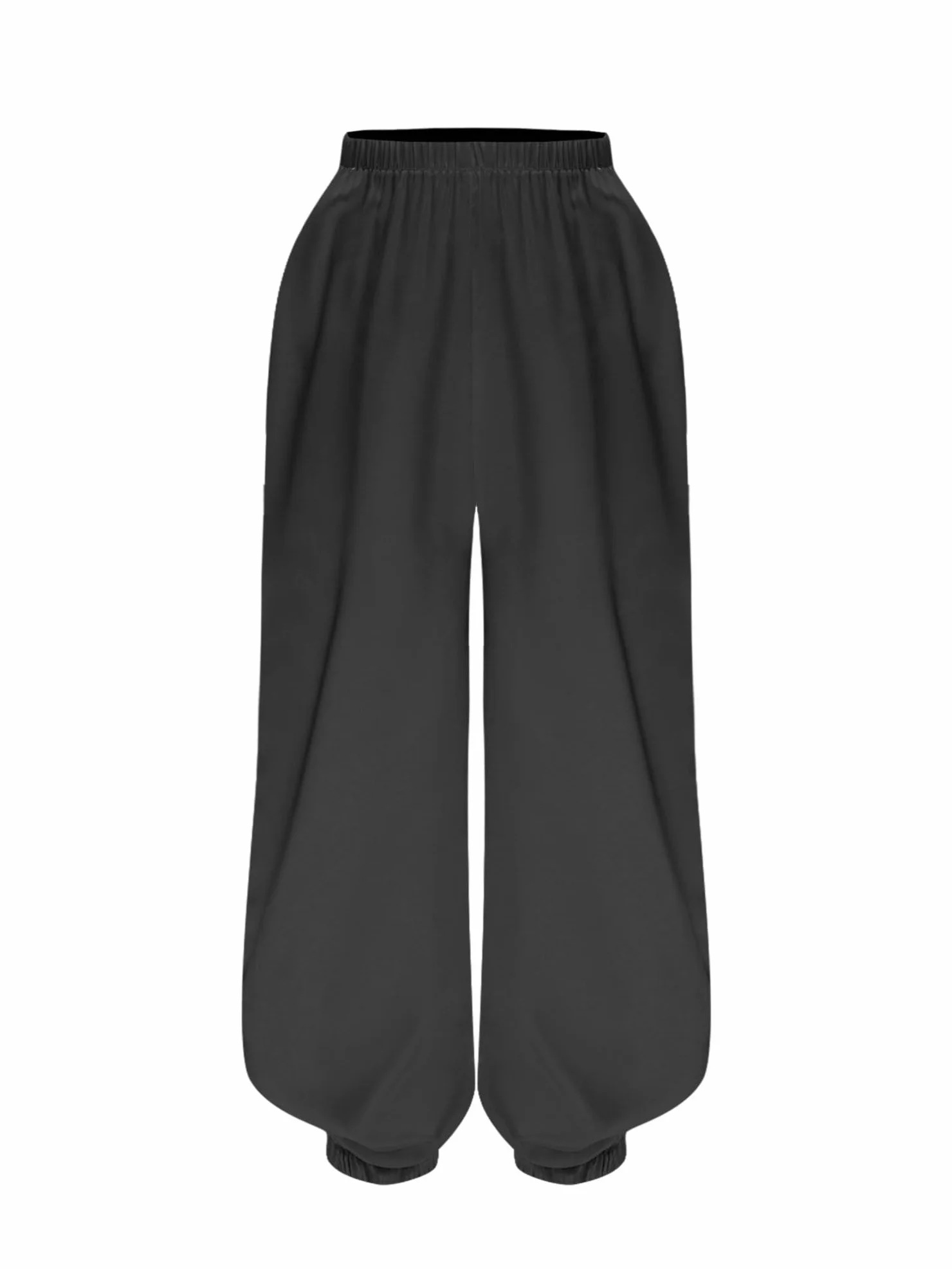 Pantalones De Uniforme De Kung Fu para Niños Satén Cintura Elástica Pierna Ancha Disfraz Danza