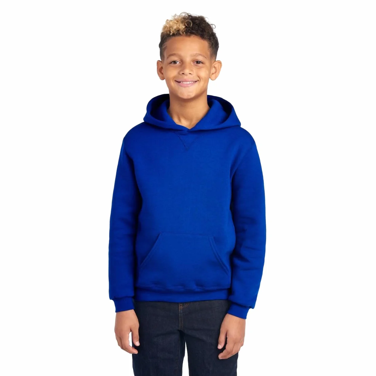 Russell Athletic Sudadera con Capucha de Forro Polar Dri-Power para jóvenes, Absorbe la Humedad, Tallas S-XL