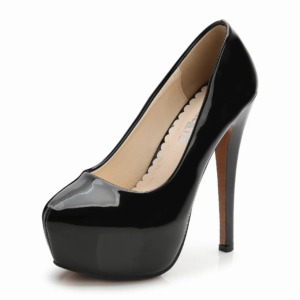 OCHENTA Zapatos de Vestir de Material Sintético para Mujer Zapatos con Tacon Alto para Mujer Plataforma