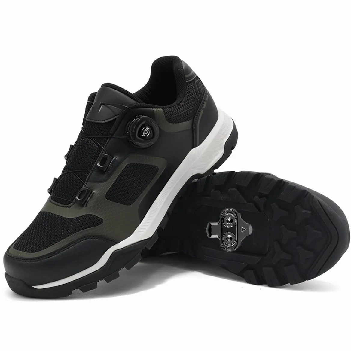 Zapatillas Ciclismo MTB Hombre Mujer, 38-46 EU Exteriores Zapatillas Bicicleta de Montaña Compatibles con Todos Los SPD para Deportes al Aire Libre
