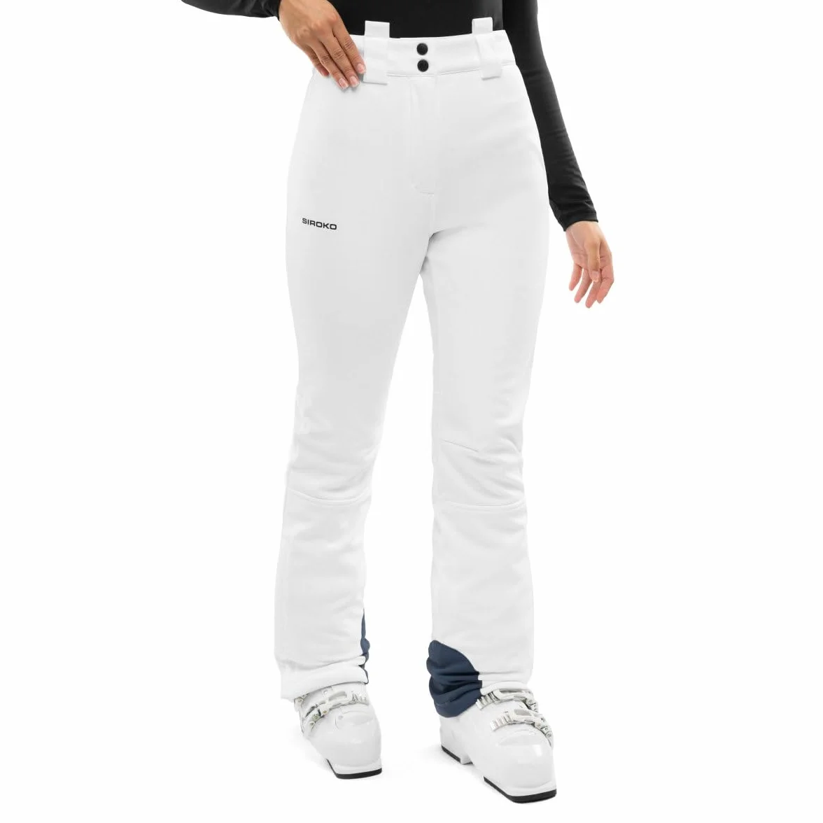 SIROKO Pantalón esquí Retro Zeitlos-W White Blanco