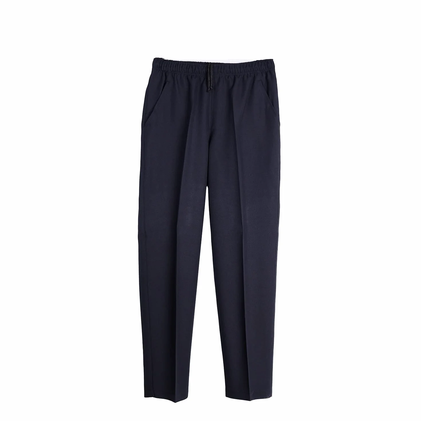 Pantalón Adaptado Hombre - Verano - Pantalon Vestir con Goma en la Cintura - Tallas Grandes - Gris/Marino/Tostado