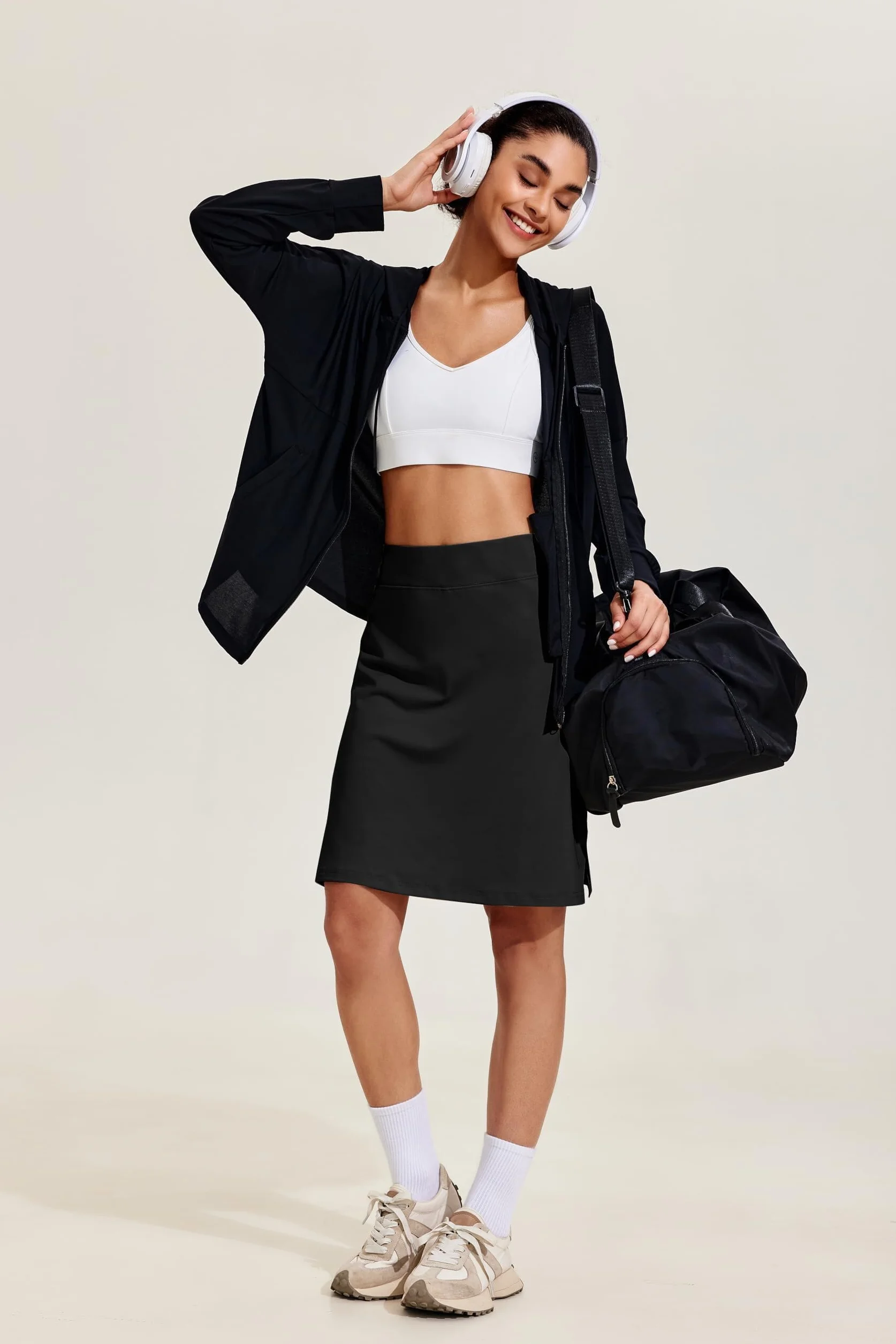 PINSPARK Falda de tenis para mujer, cintura alta, falda deportiva, falda plisada, minifalda de golf, verde grisáceo