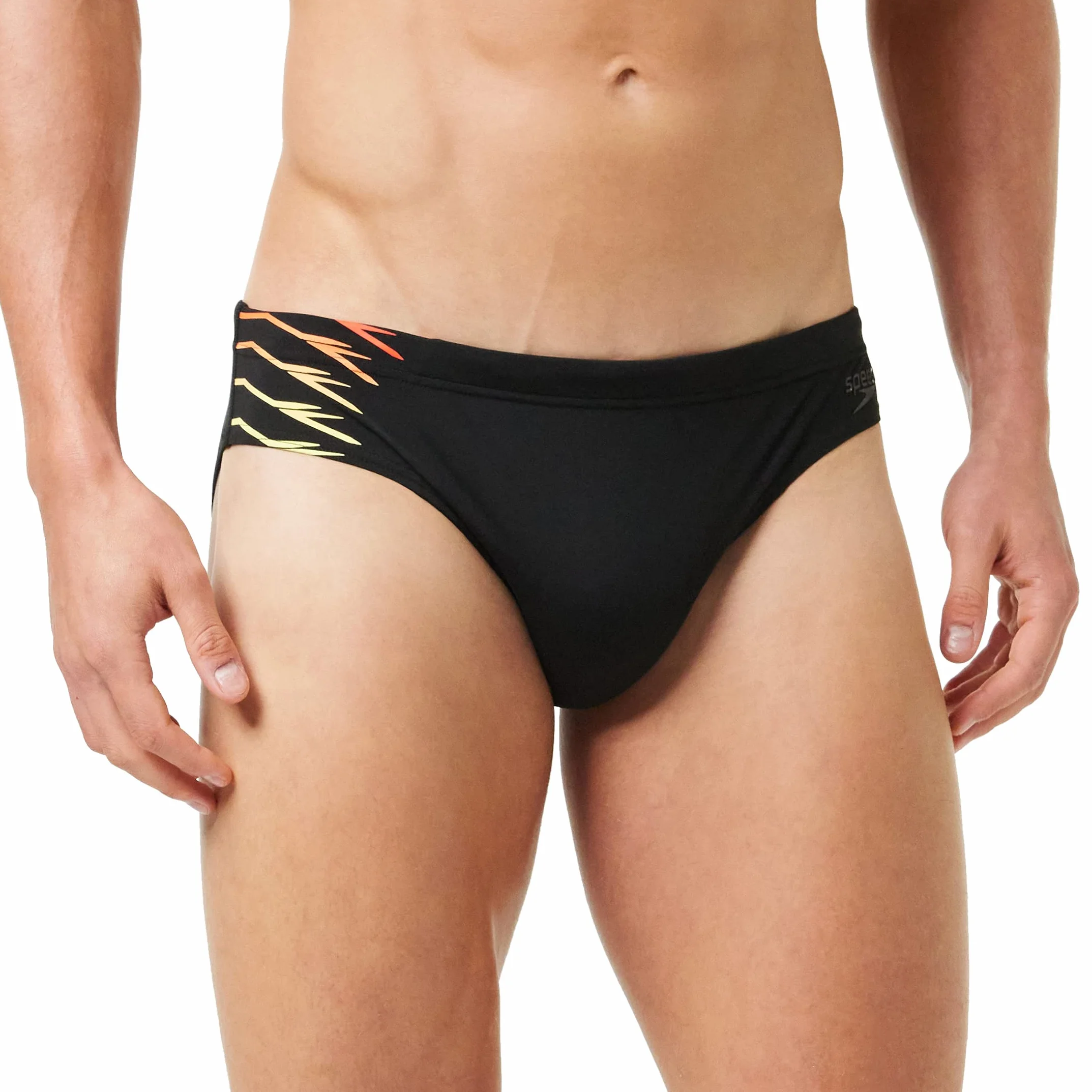 Speedo Bañador Tipo Slip de 7 Cm con Panel Técnico Calzoncillos de Natación Hombre
