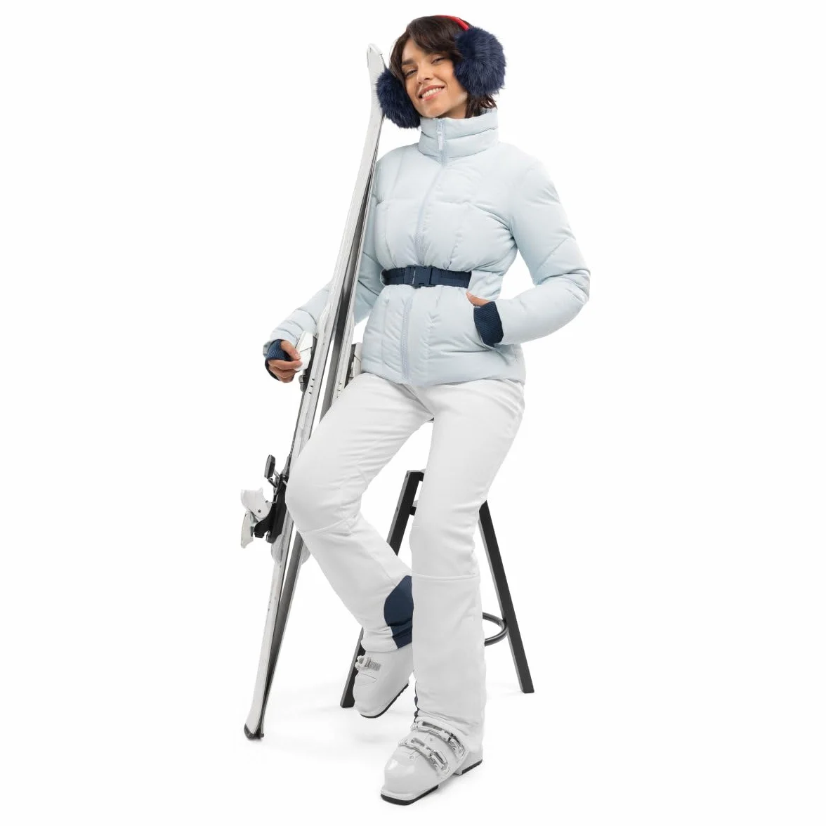 SIROKO Pantalón esquí Retro Zeitlos-W White Blanco