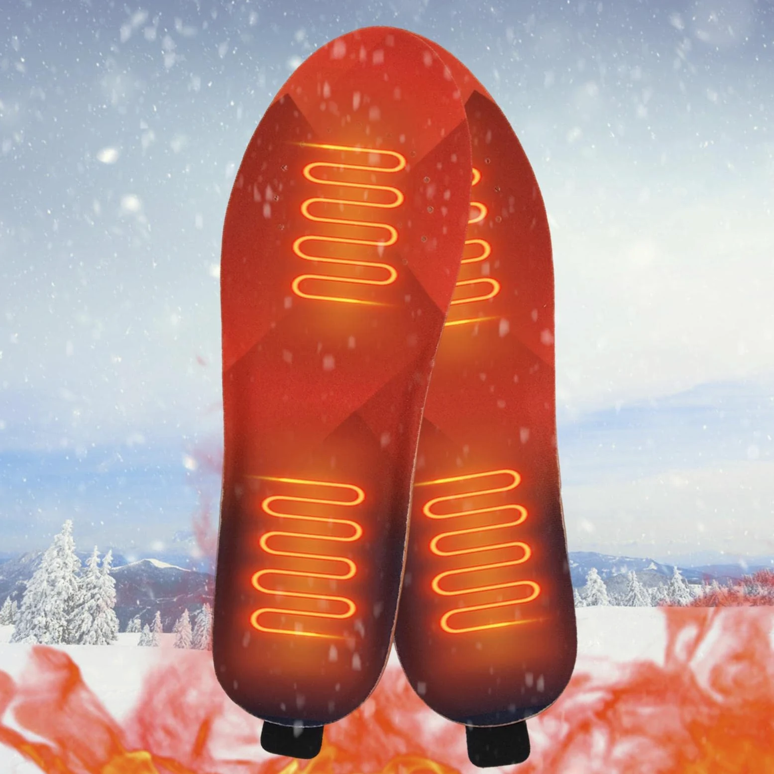 Plantillas Térmicas,Plantillas Térmicas para Hombres Recargables | Calentador de pies Recargable por USB con Mando a Distancia | De Invierno para Caza Senderismo Camping Unisex