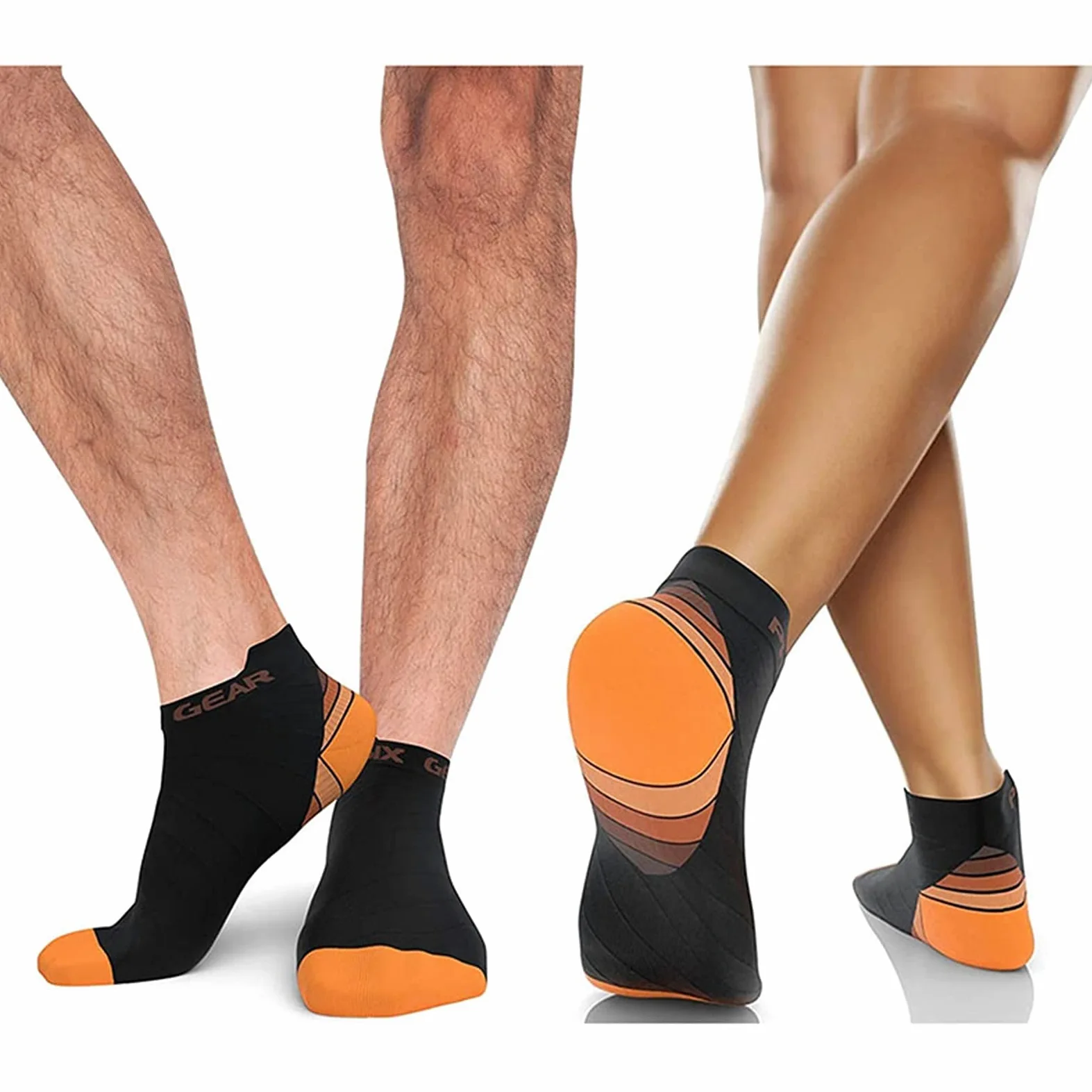 Calcetines de compresión for Mujeres y Hombres Deporte Transpirable Atlético Atlético Corte bajo Tobillo Sock Best for Fitness Running Cycling Travel Basketball Socks