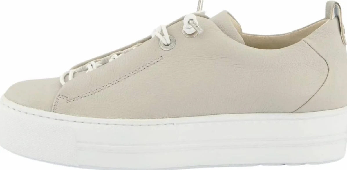 Paul Green Zapatillas 5017-367 Cuero Liso Gris Mujer