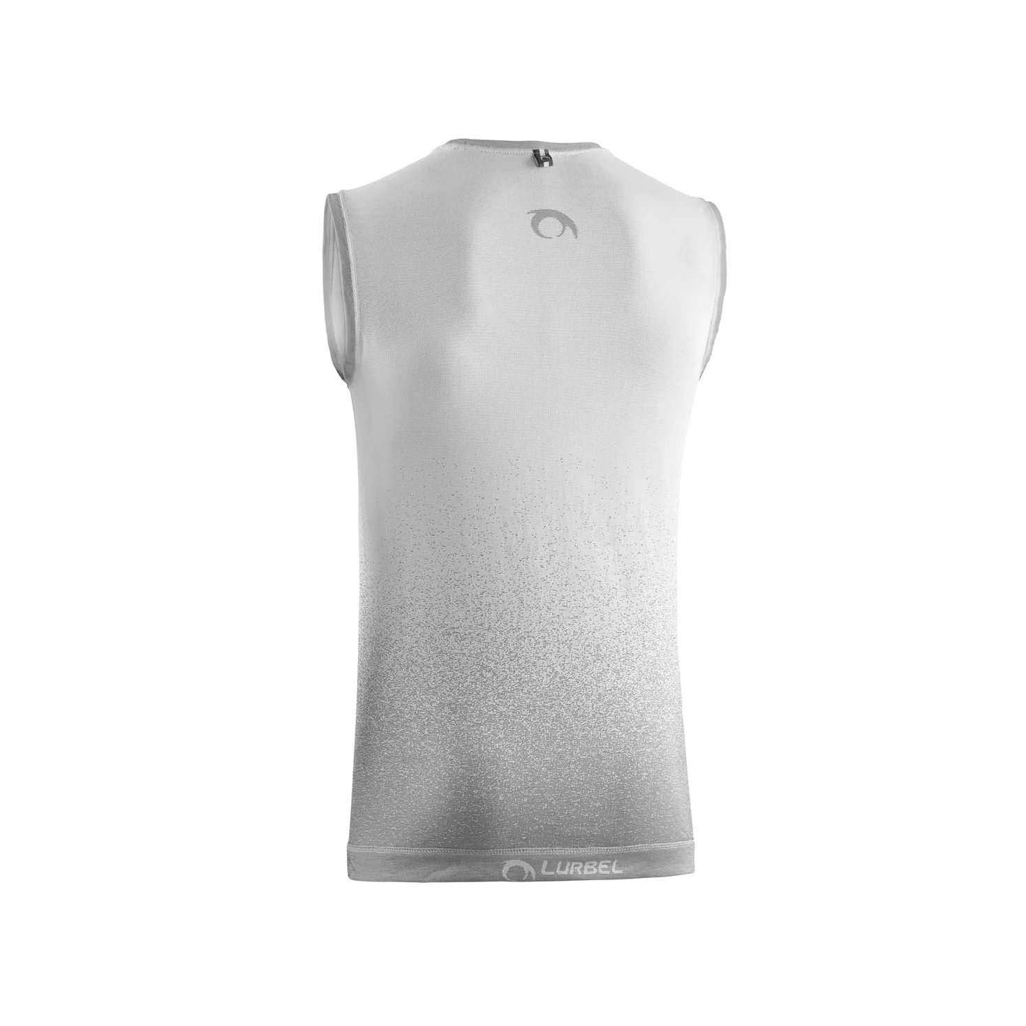 Lurbel Samba Singlet, Camiseta Transpirable, Camiseta Anti-Olor, Camiseta para Trail, Camiseta sin Mangas, Camiseta de Hombre. (S - Gris Hielo)