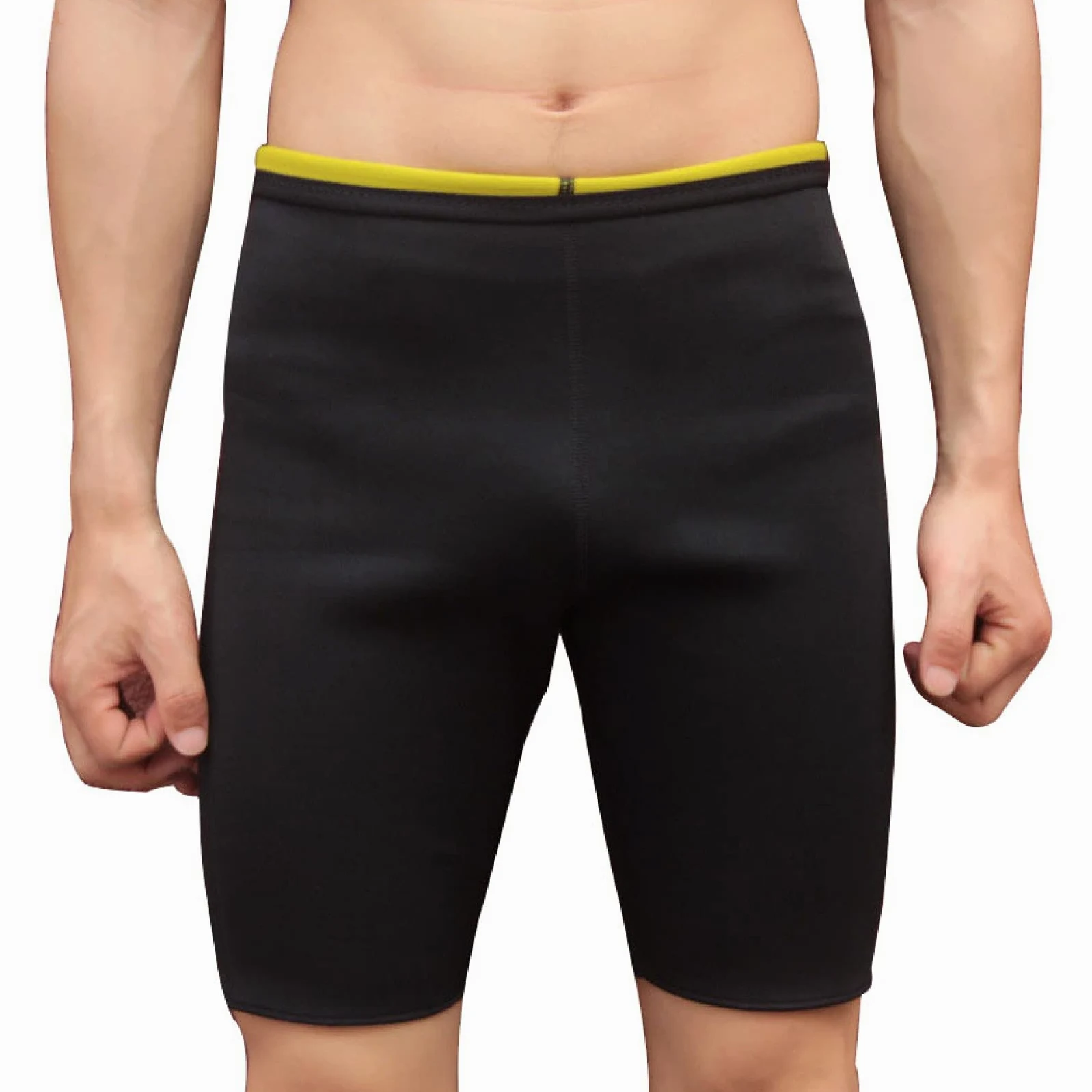 Pantalones Cortos adelgazantes para Hombre, Moldeador de Cuerpo Deportivo, Calzoncillos Tipo bóxer para Adelgazar el Muslo y la Cadera para Hacer Ejercicio