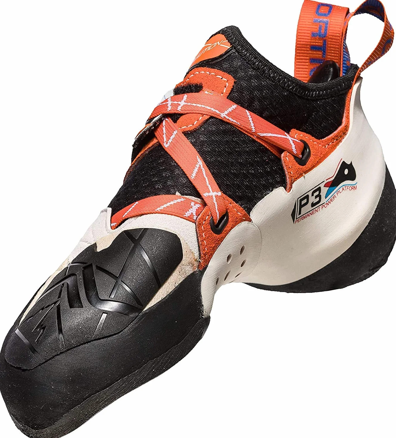 La Sportiva Solution Woman White/Lily Orange Zapatillas de Escalada Mujer